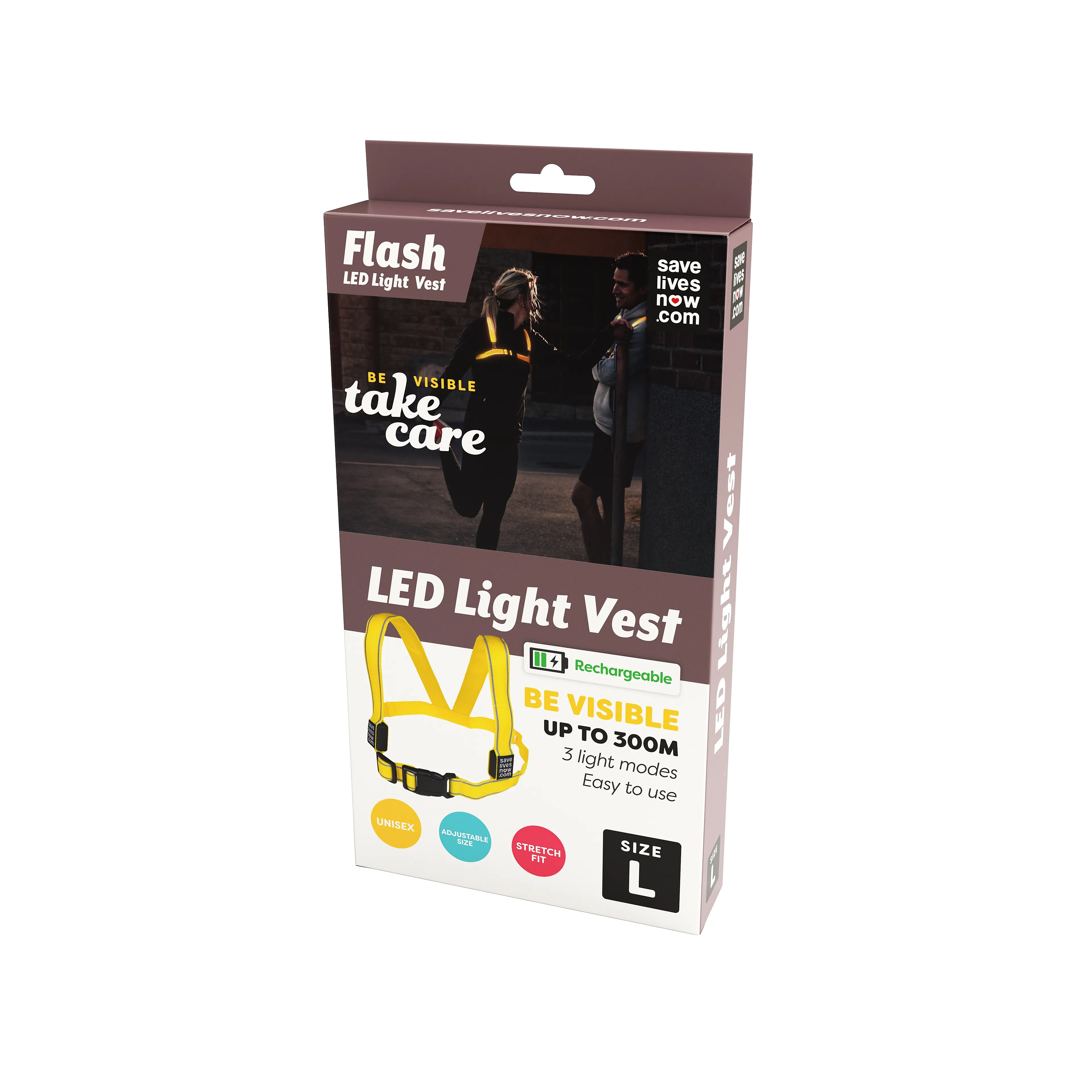 Flash LED Light refleksvest