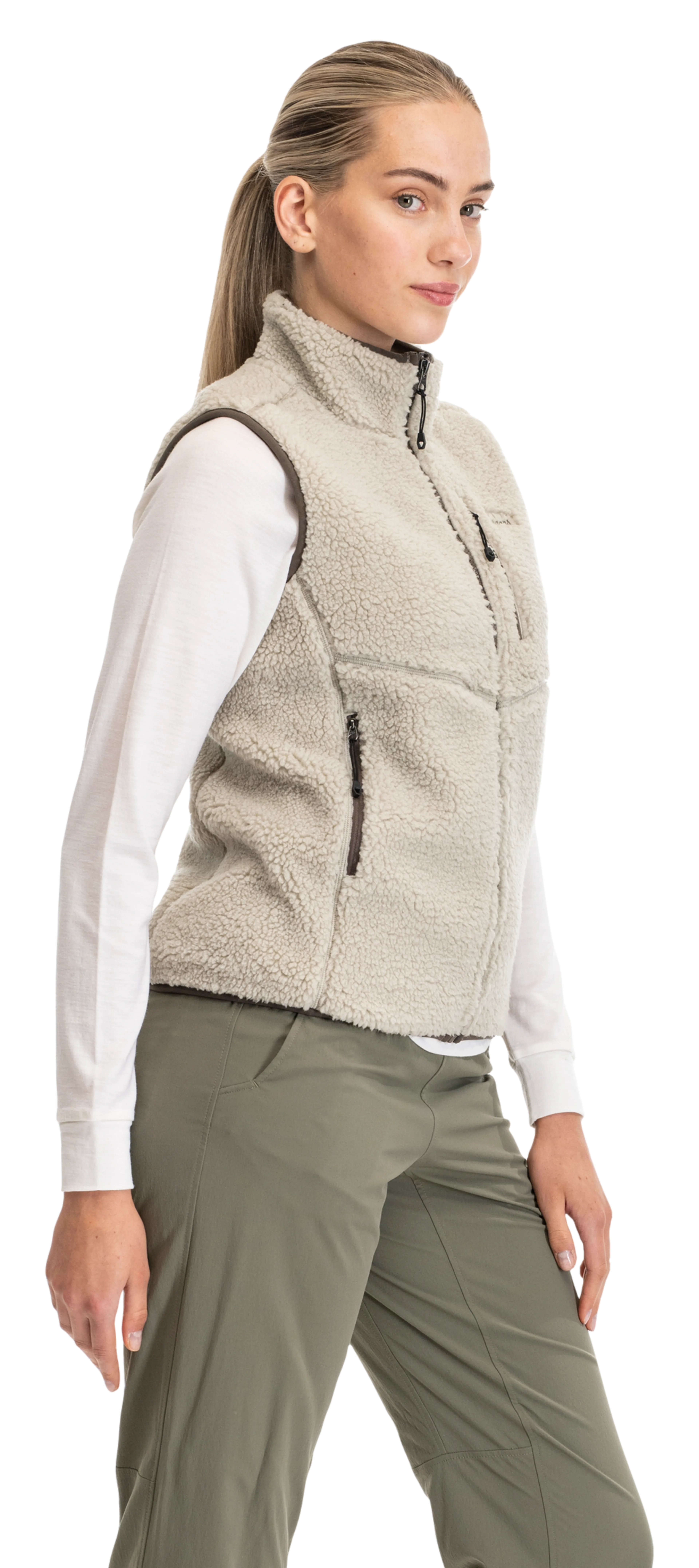 Lunnan Pile Fleece Vest Women