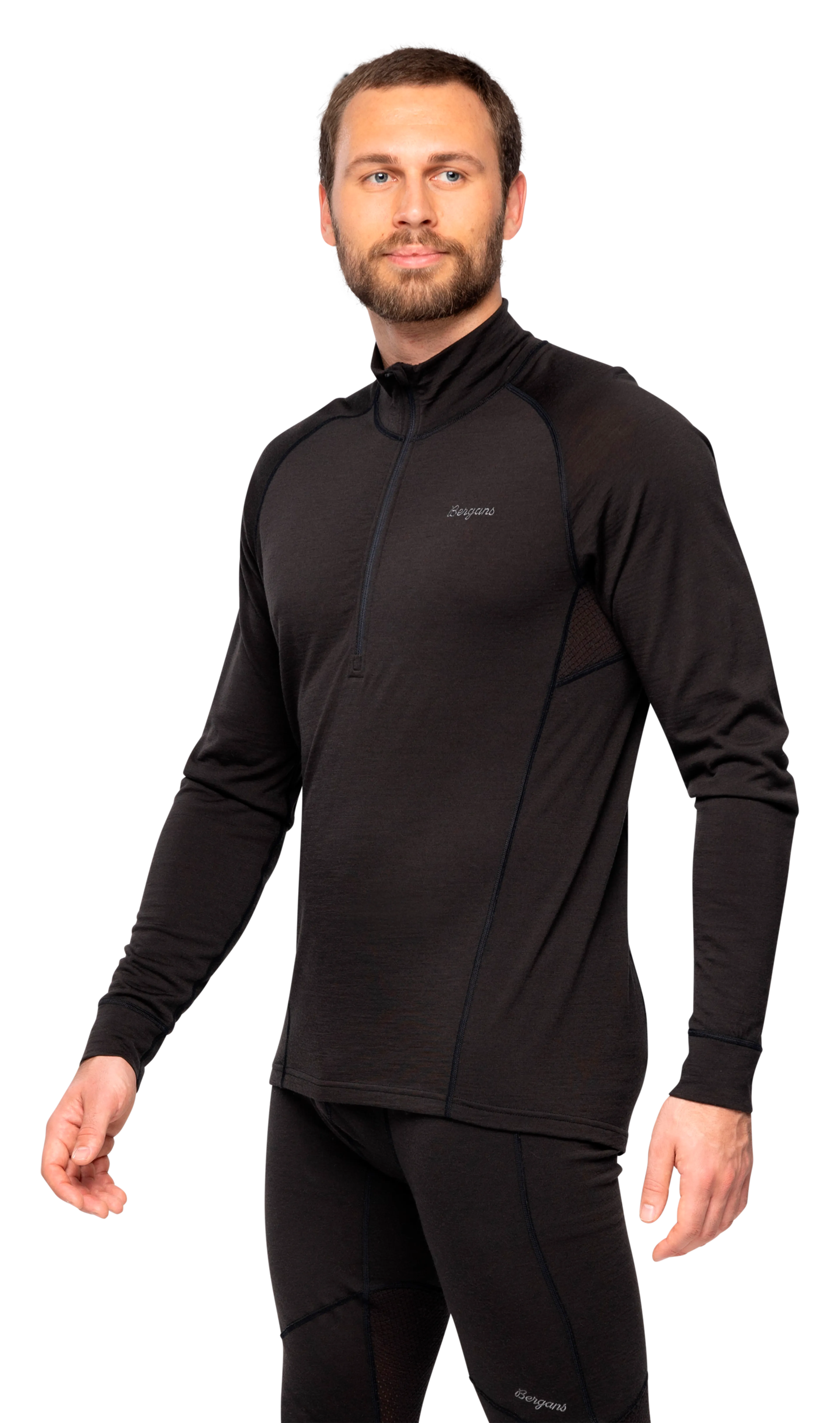 Inner:Pure Merino Half Zip Men