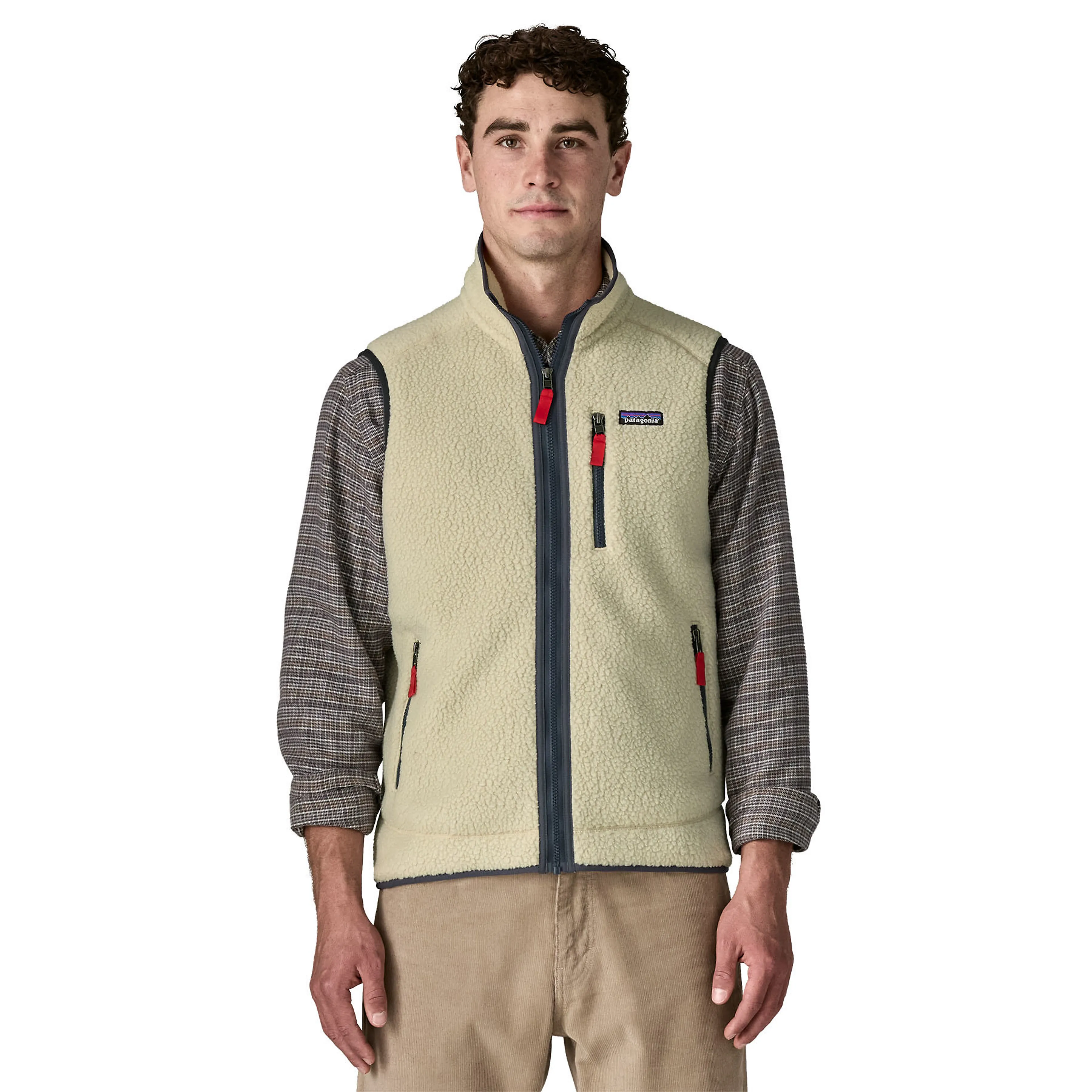 Retro Fleece Vest Herre