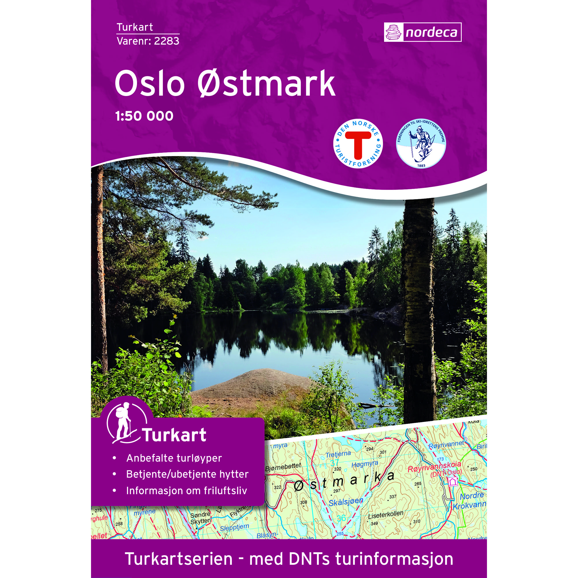 OSLO ØSTMARK 1:50 000
