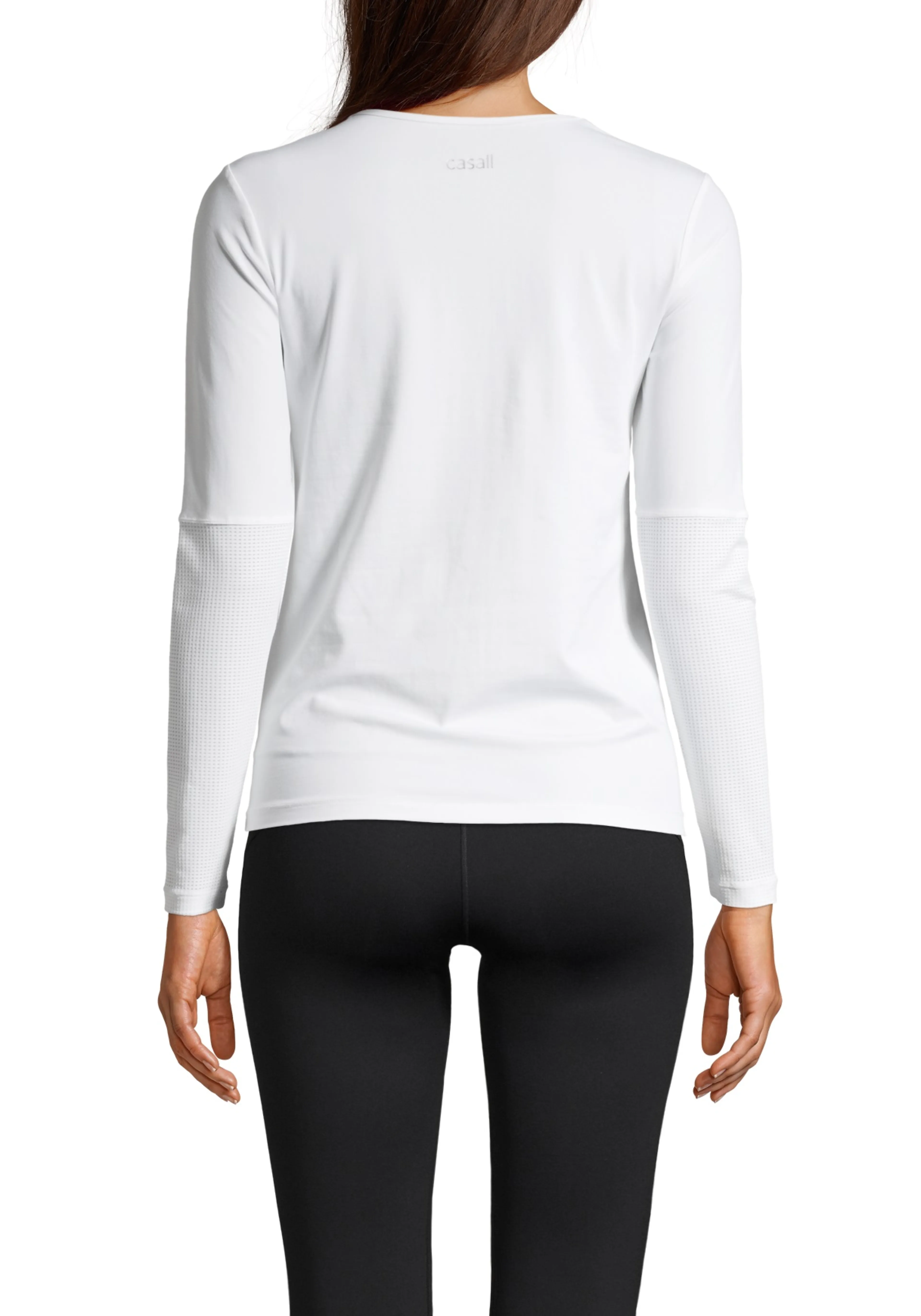 Essential Mesh Detail Long Sleeve treningsgenser dame
