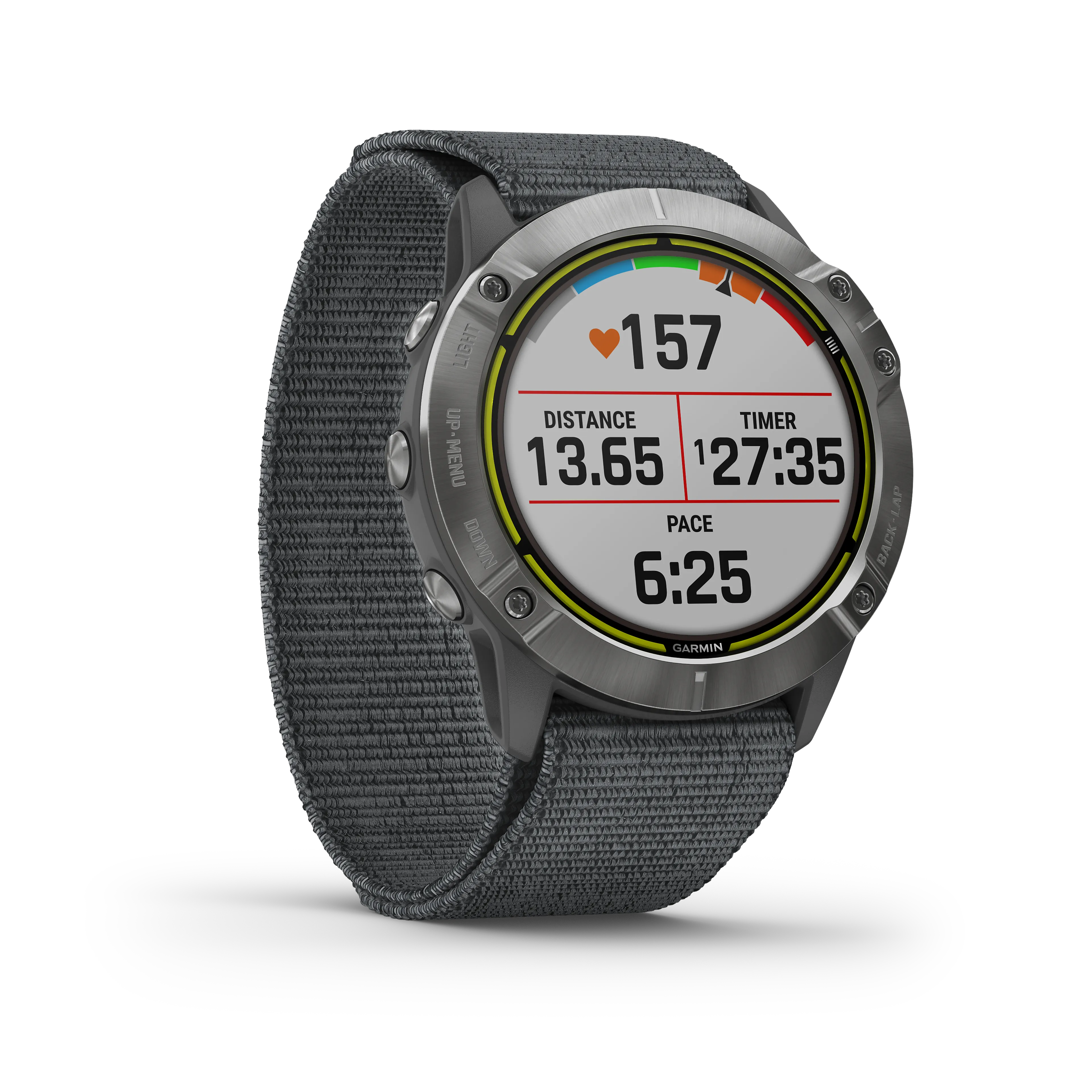 Enduro, Silver w/Gray Body, Slate Gray Band