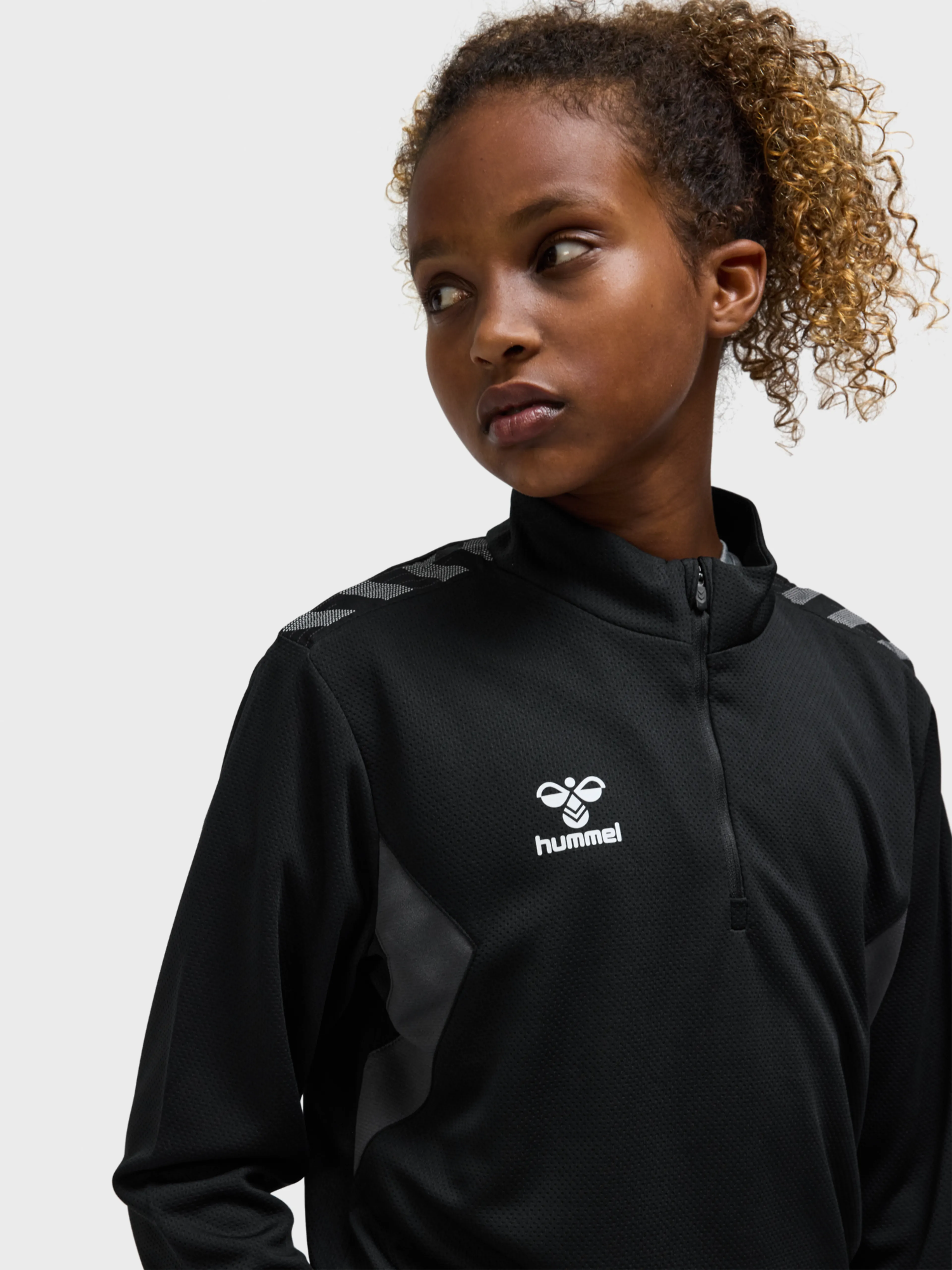 hmlAUTHENTIC HALF ZIP SWEAT KIDS treningsgenser barn/junior