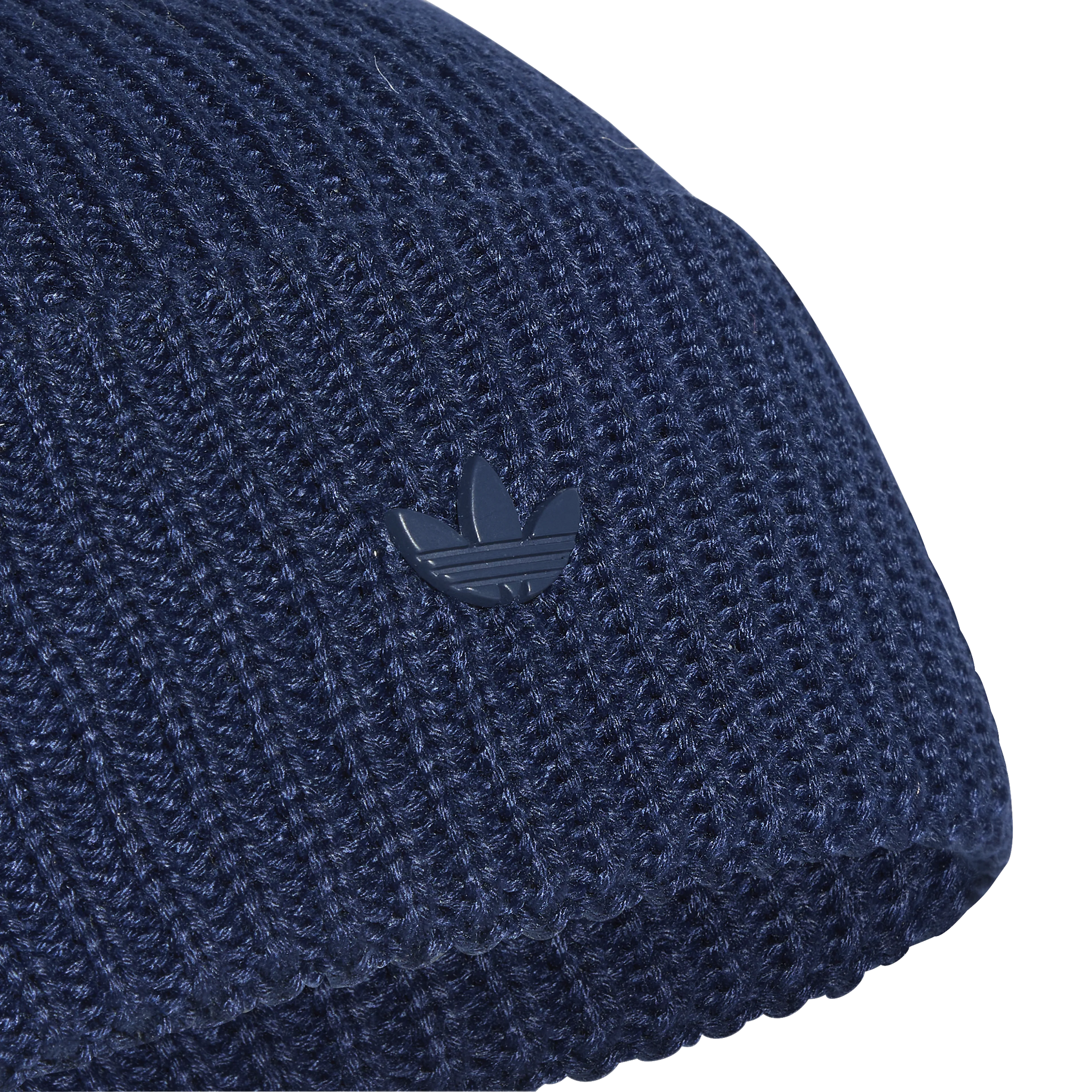 Everyday Icons Beanie With Tonal Metal Trefoil