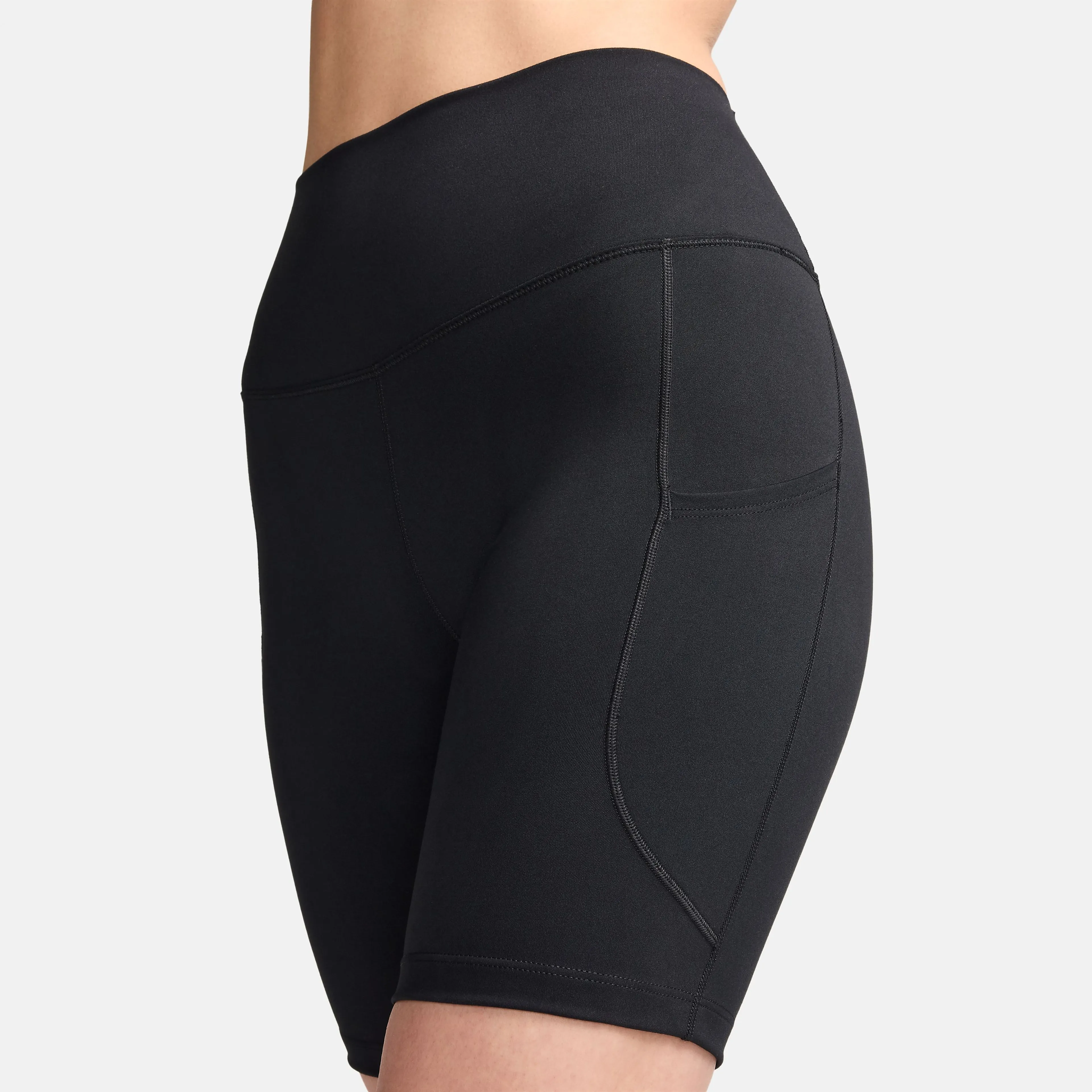 One Women's High-Waisted 8" Biker Shorts