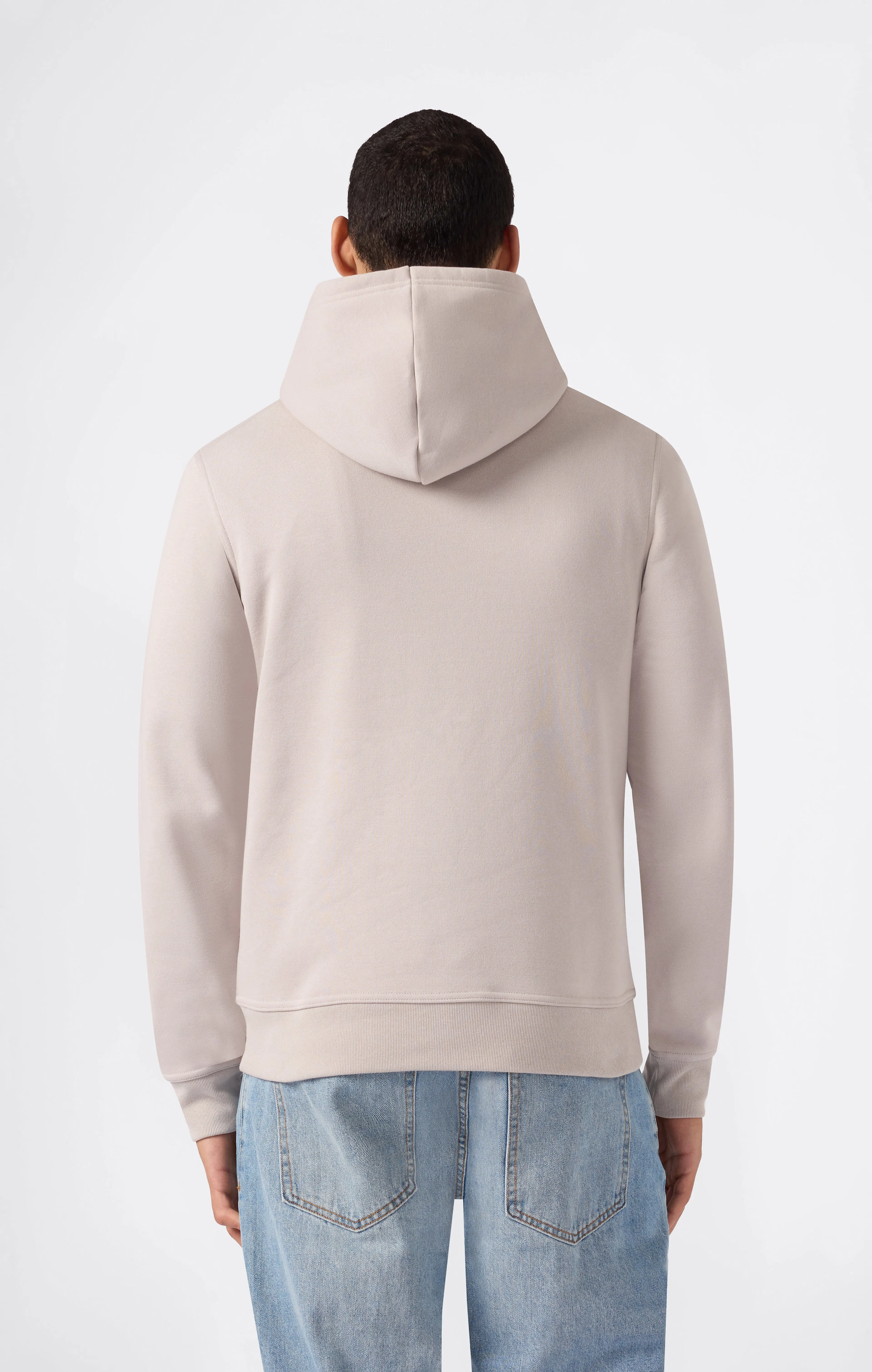 Hooded Sweatshirt small contrast logo mens