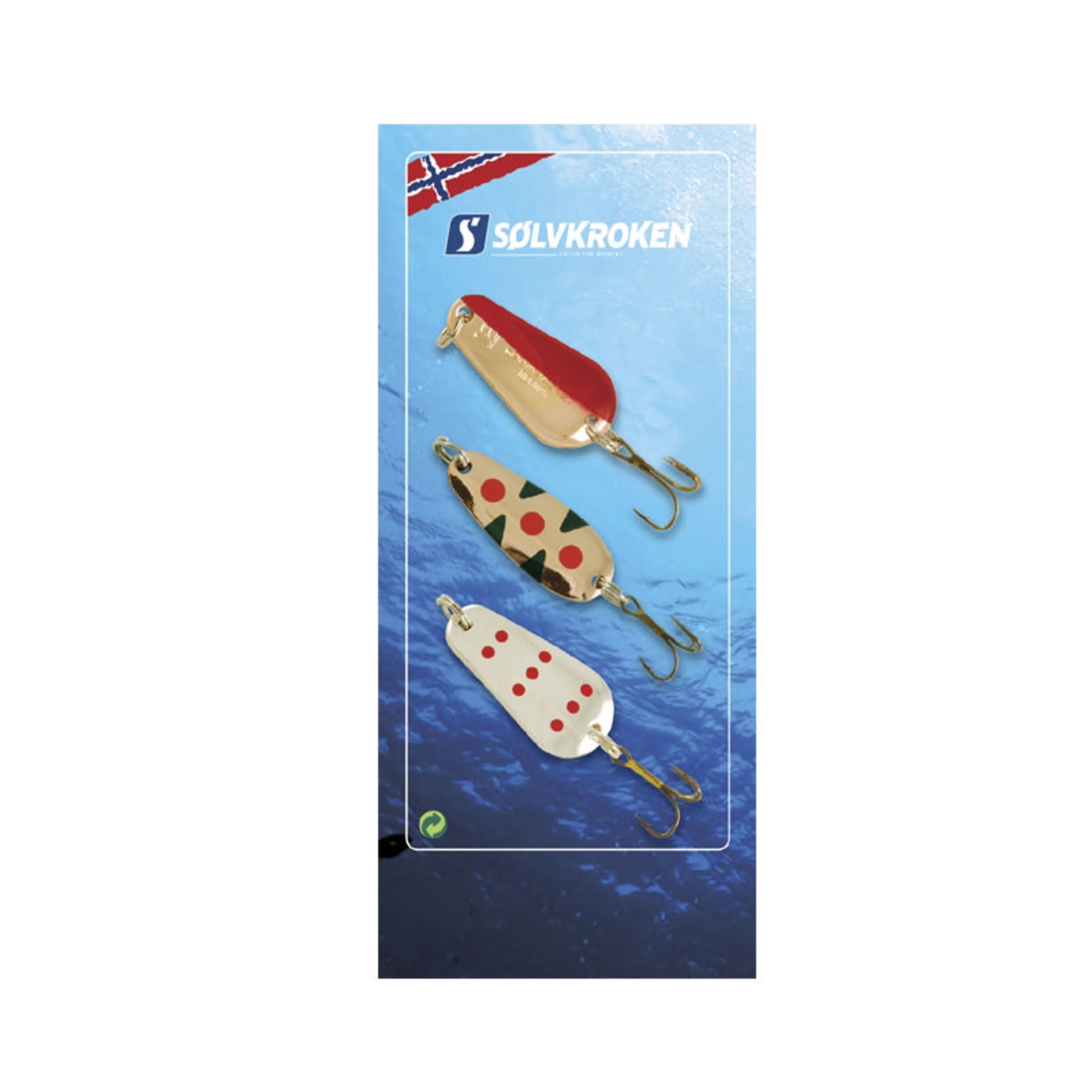 Sluksett ørret 3 pk