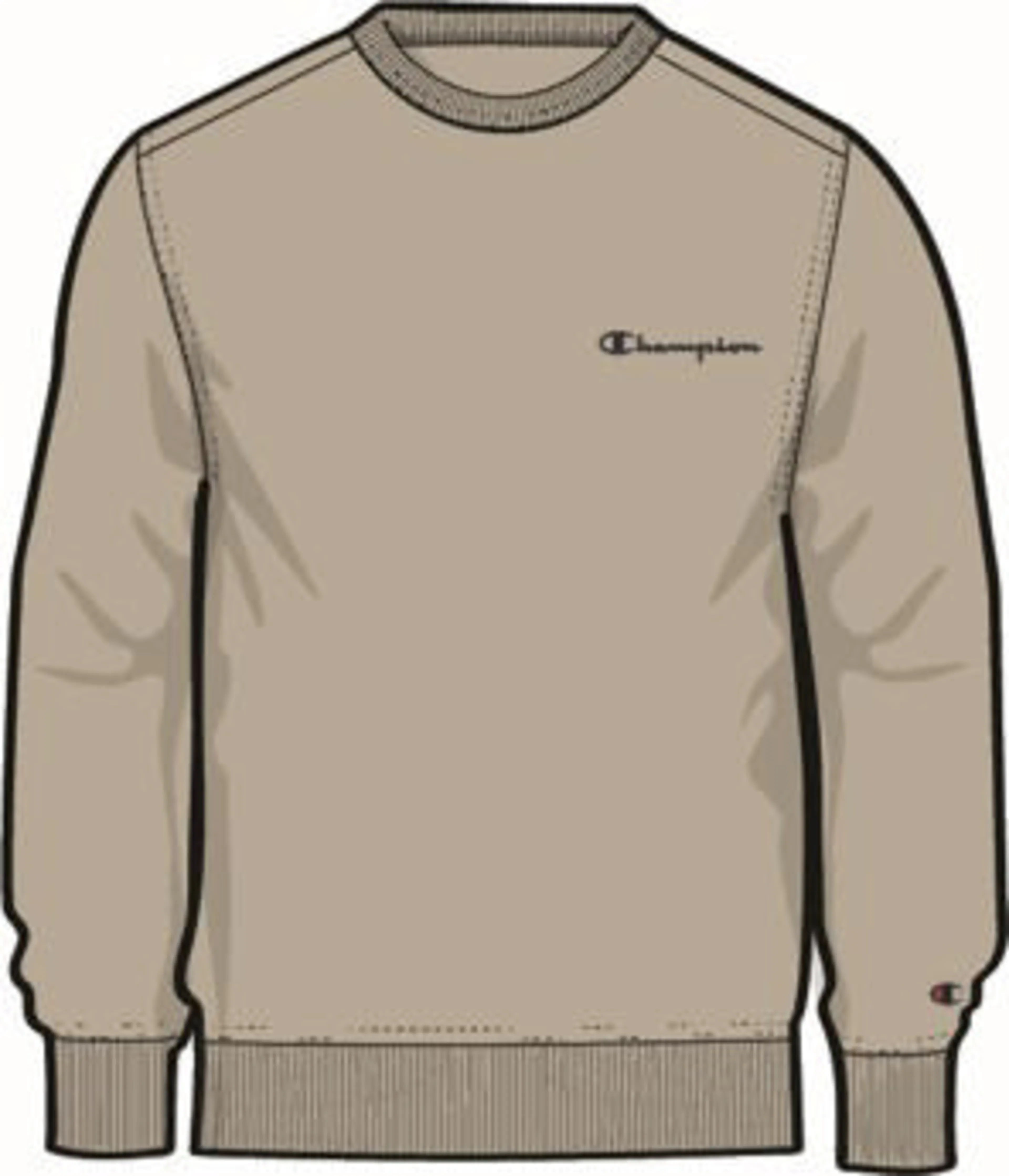 Crewneck Sweatshirt small contrast logo mens