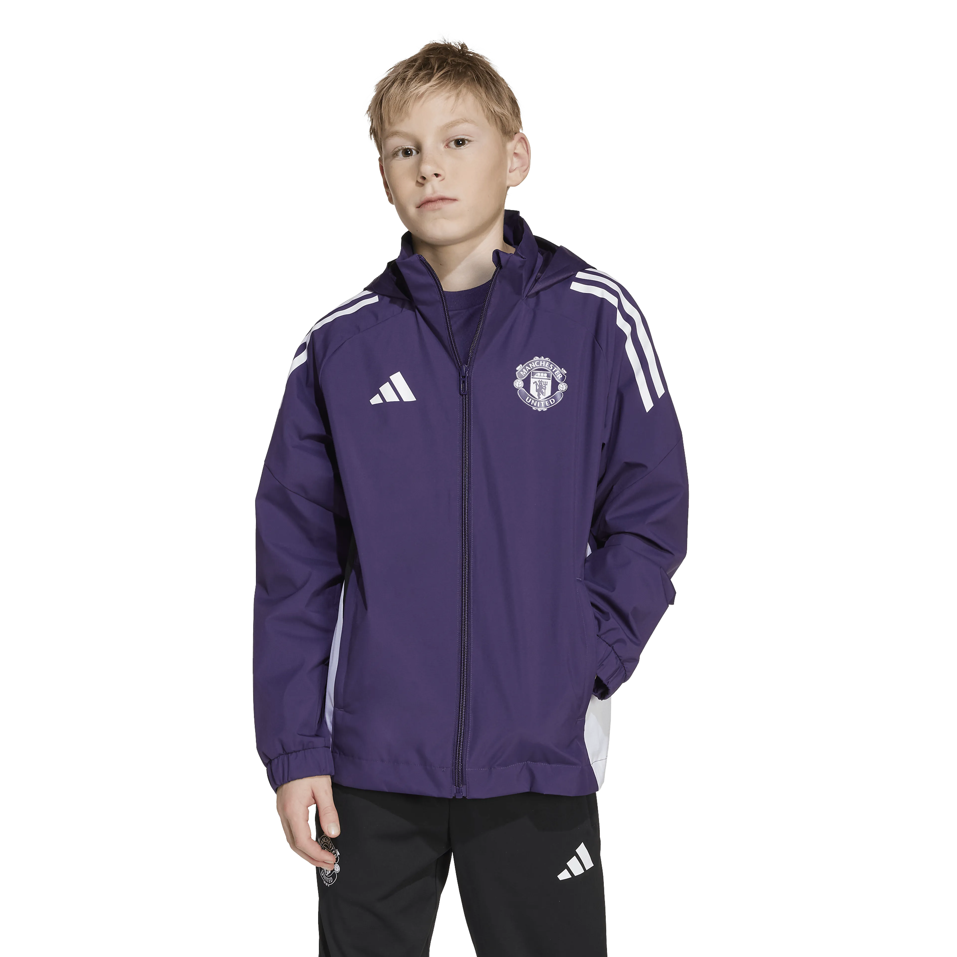 Manchester United Tiro 25 Competition All-Weather Jacket Junior