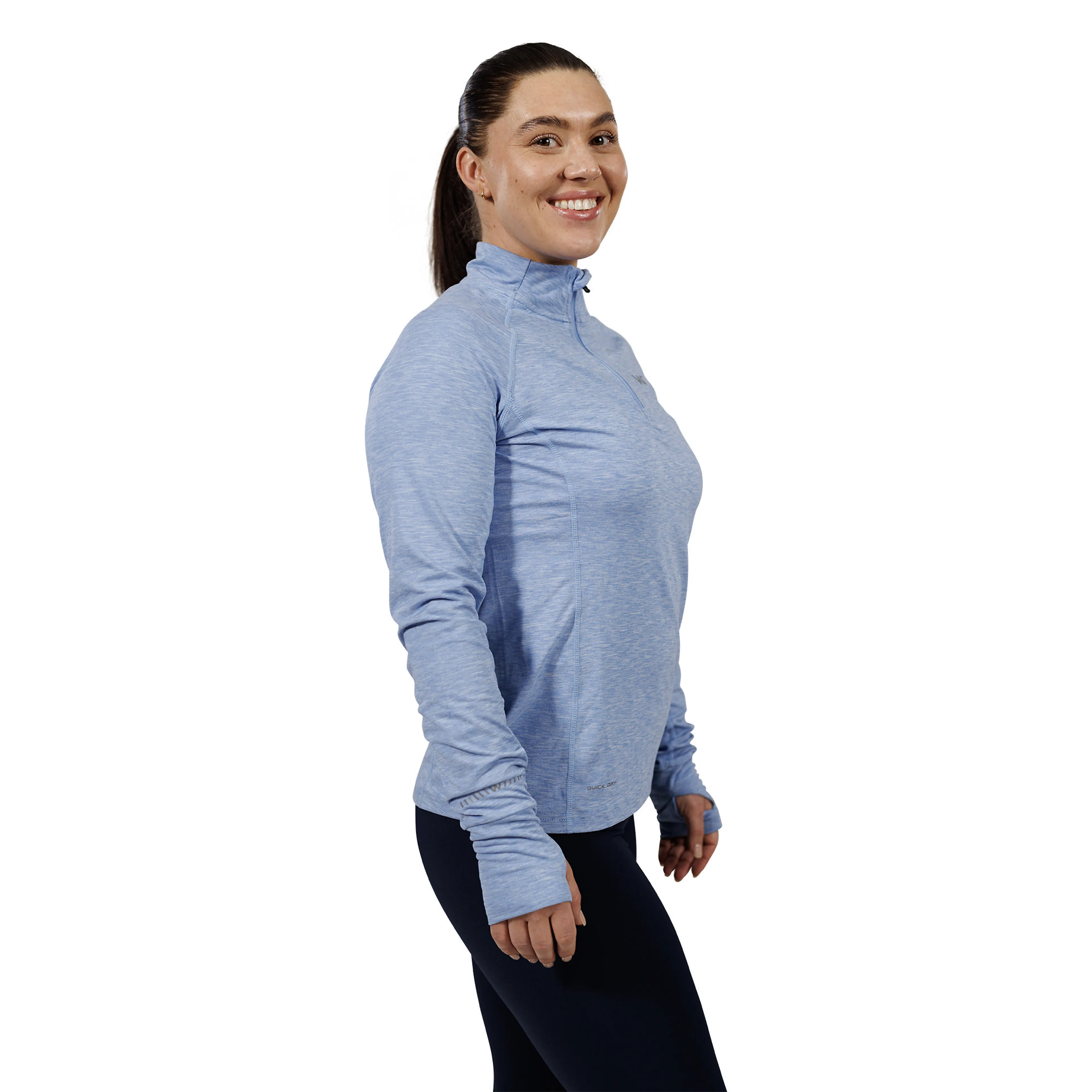 Wolling Melange Performance Midlayer Dame