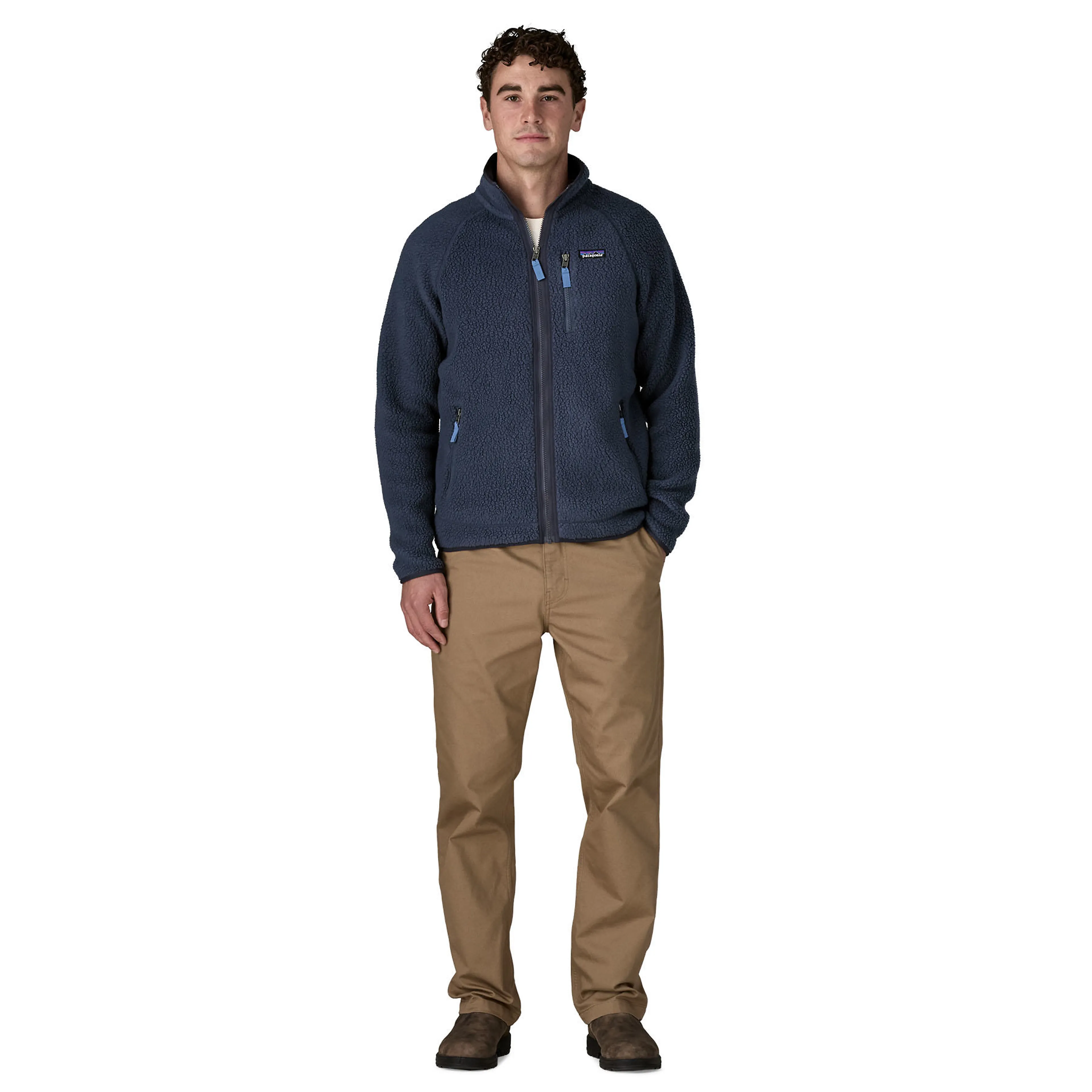 Retro Fleece Jakke herre