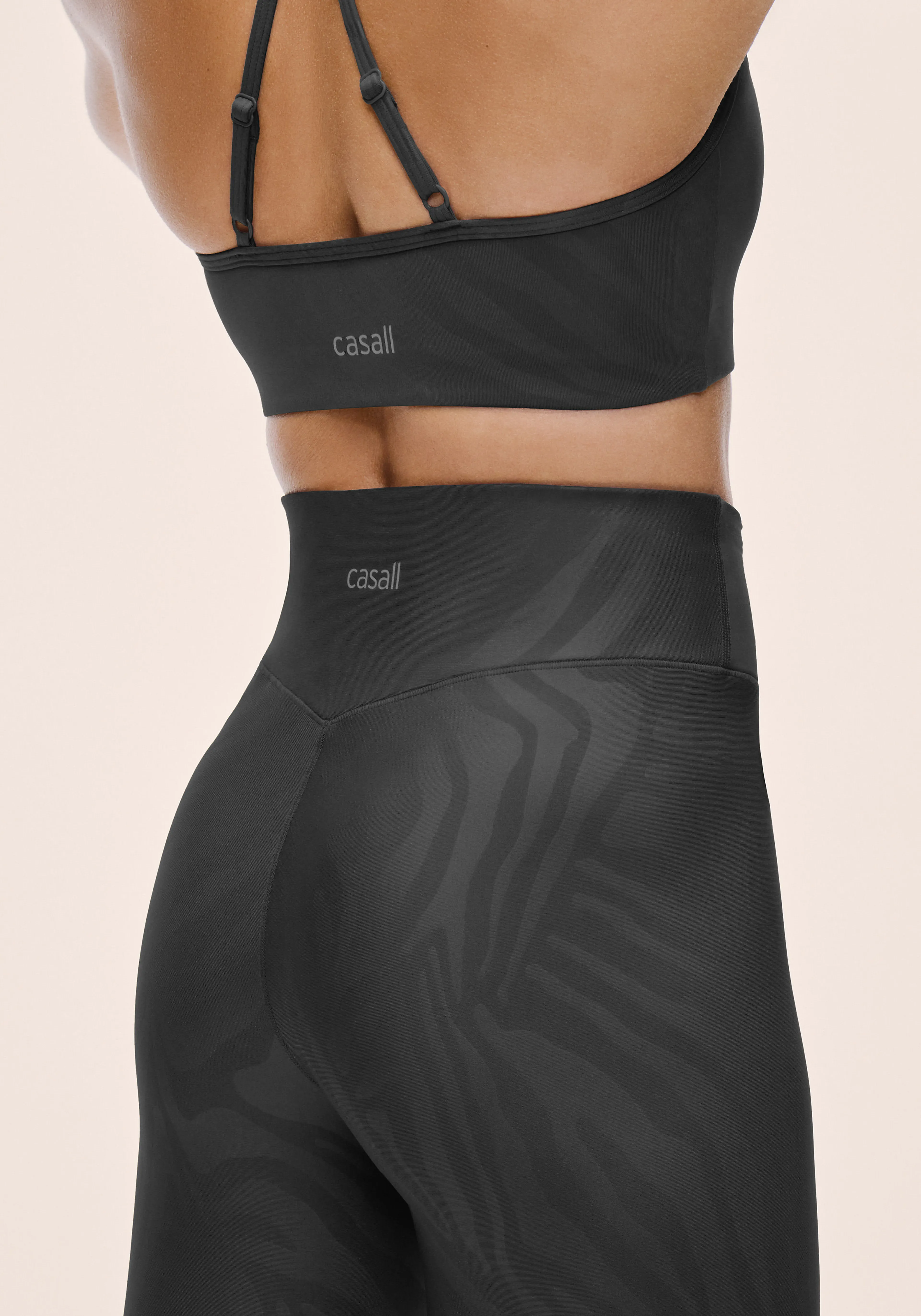 Sleek Strappy Sports Bra Printed