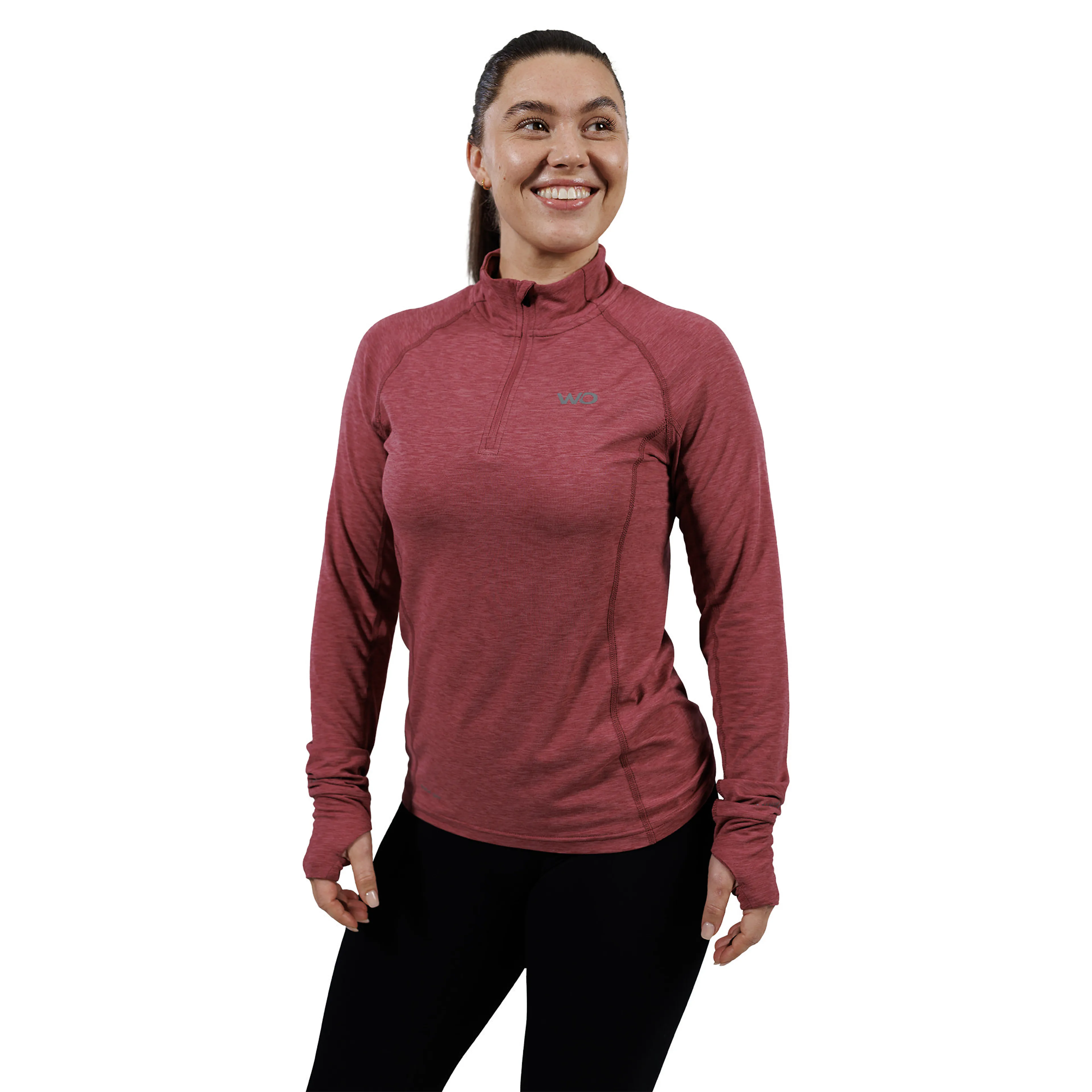 Wolling Melange Performance Midlayer Dame