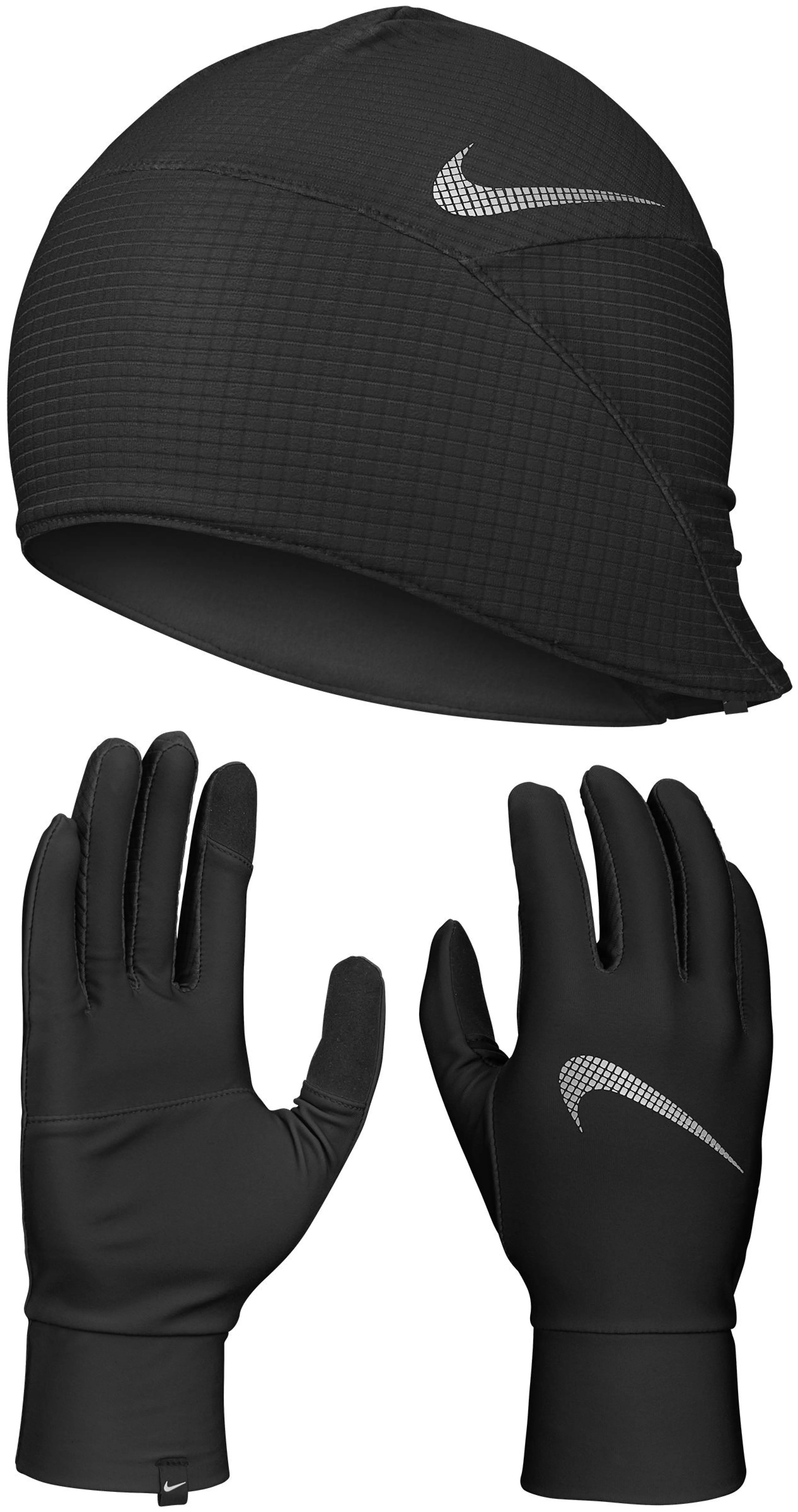 MEN'S ESSENTIAL RUNNING HAT AND GLOVE SET