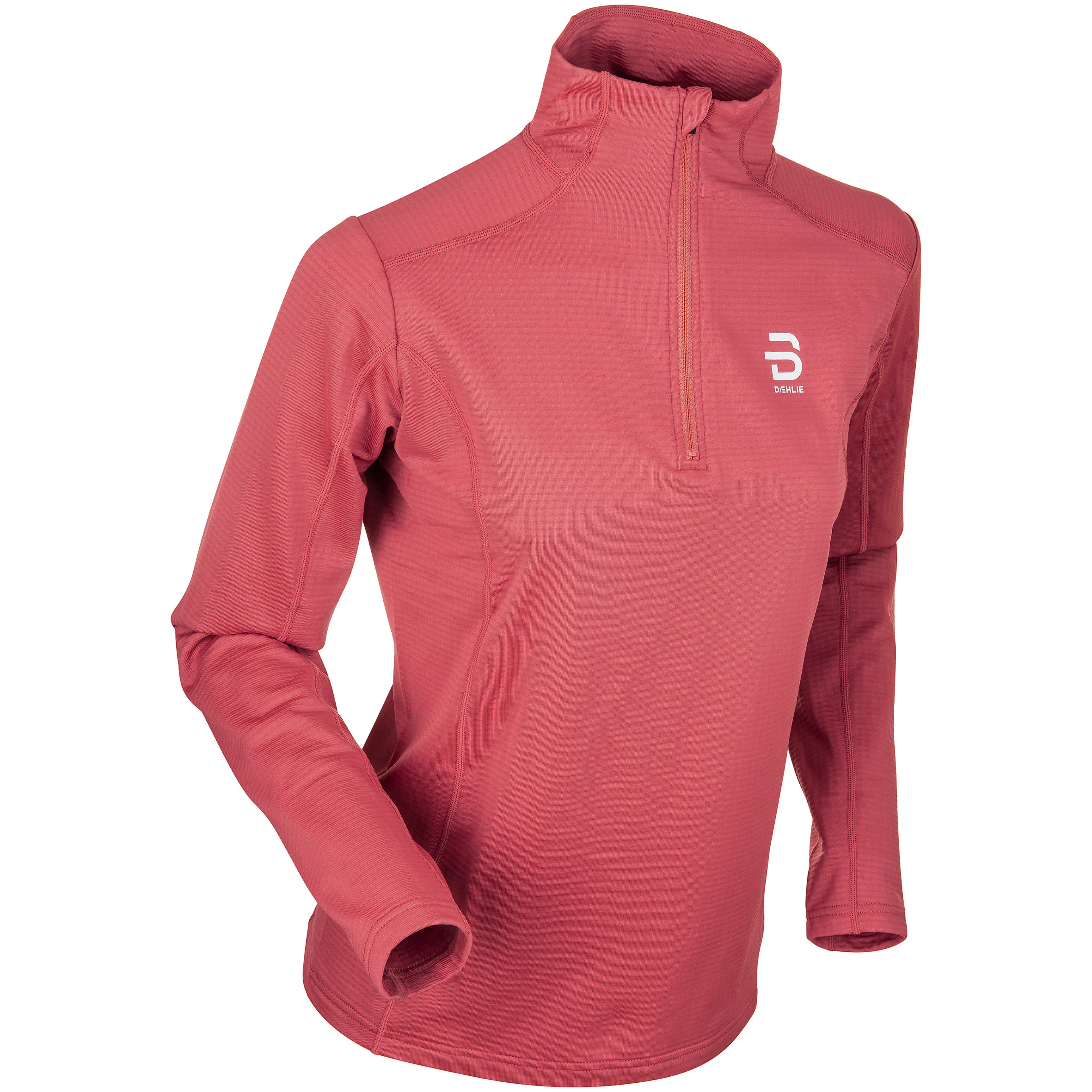 Half Zip Grid jakke dame