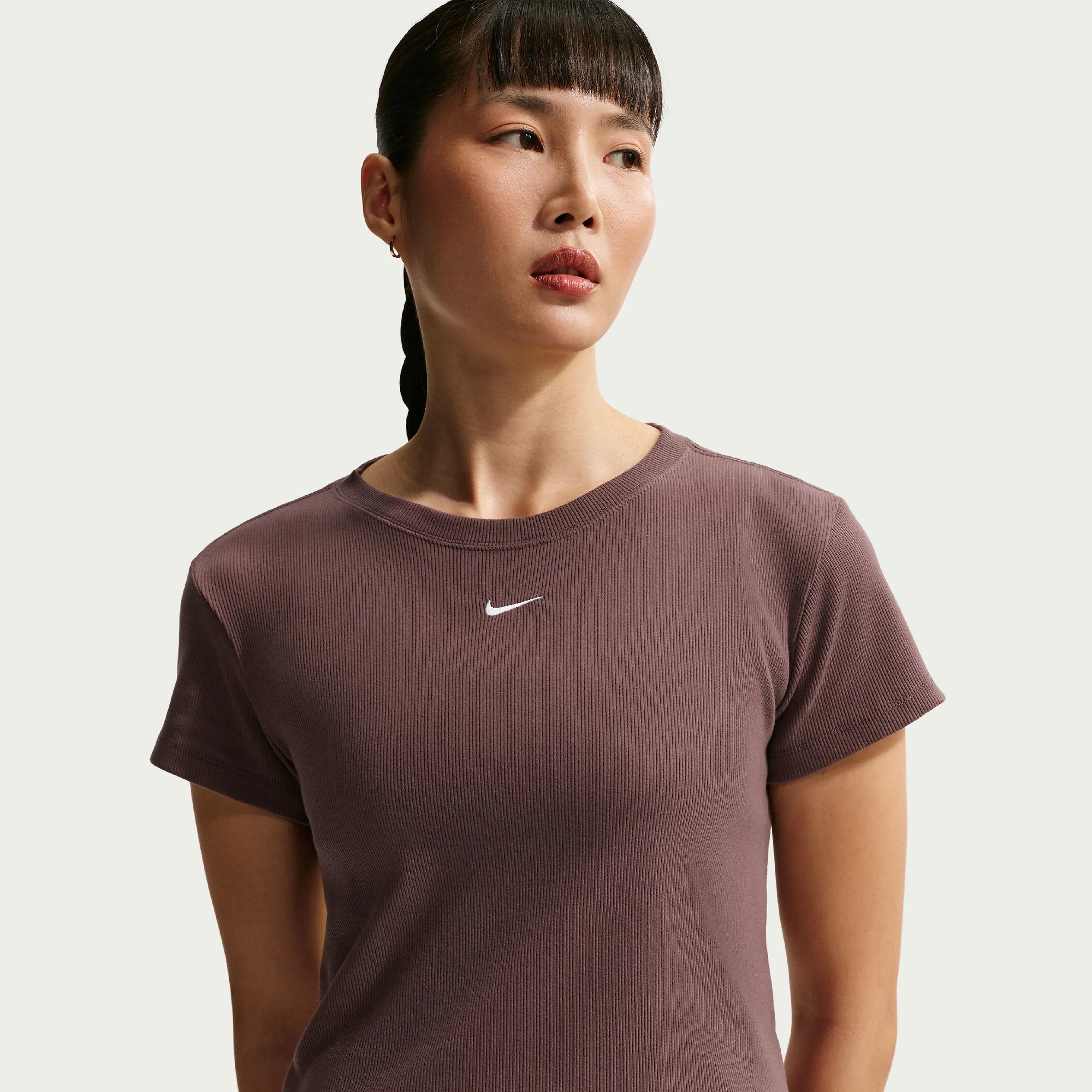 Sportswear Women's Tight Ribbed Short-Sleeve T-Shirt