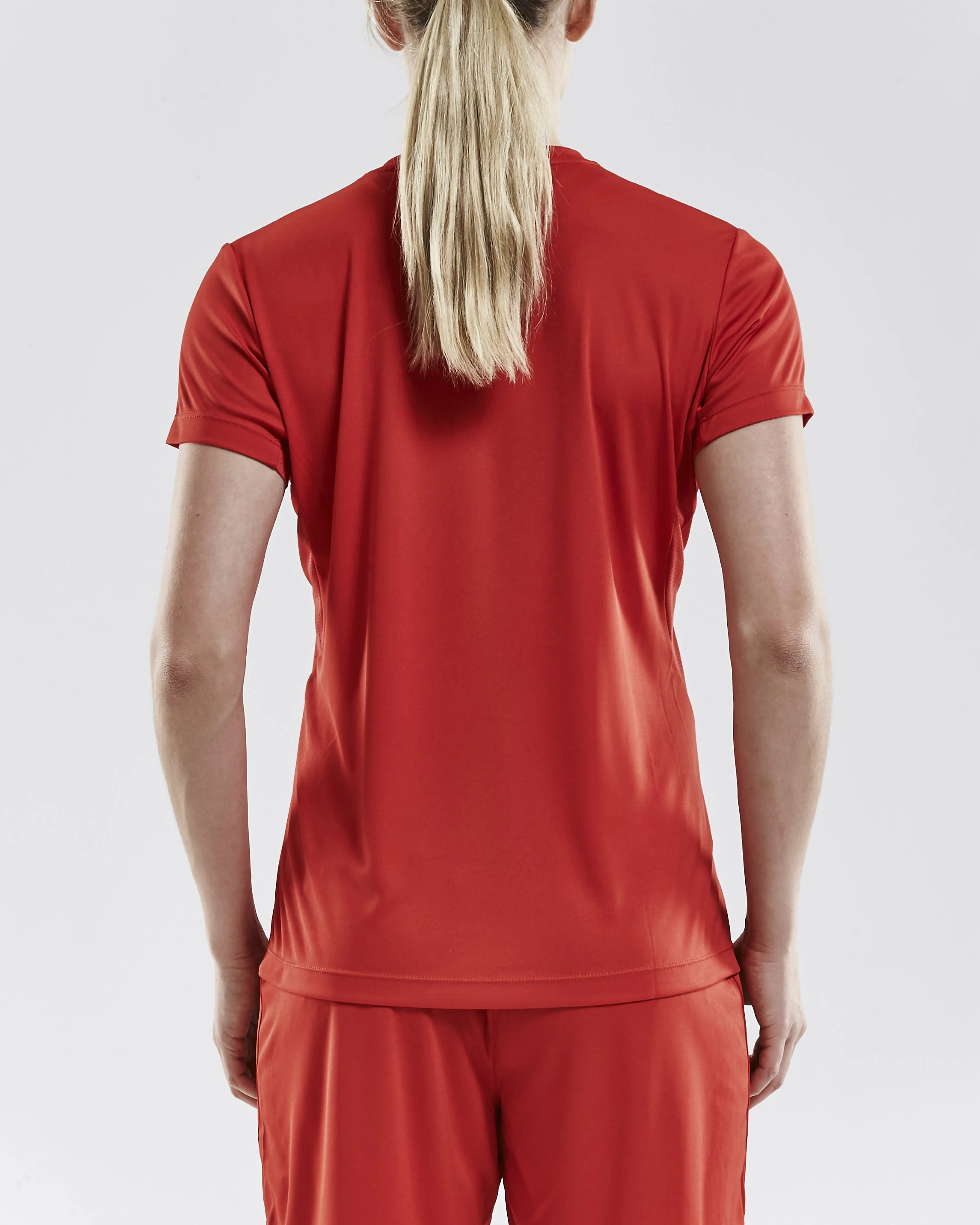 Squad Jersey Solid teknisk t-skjorte dame