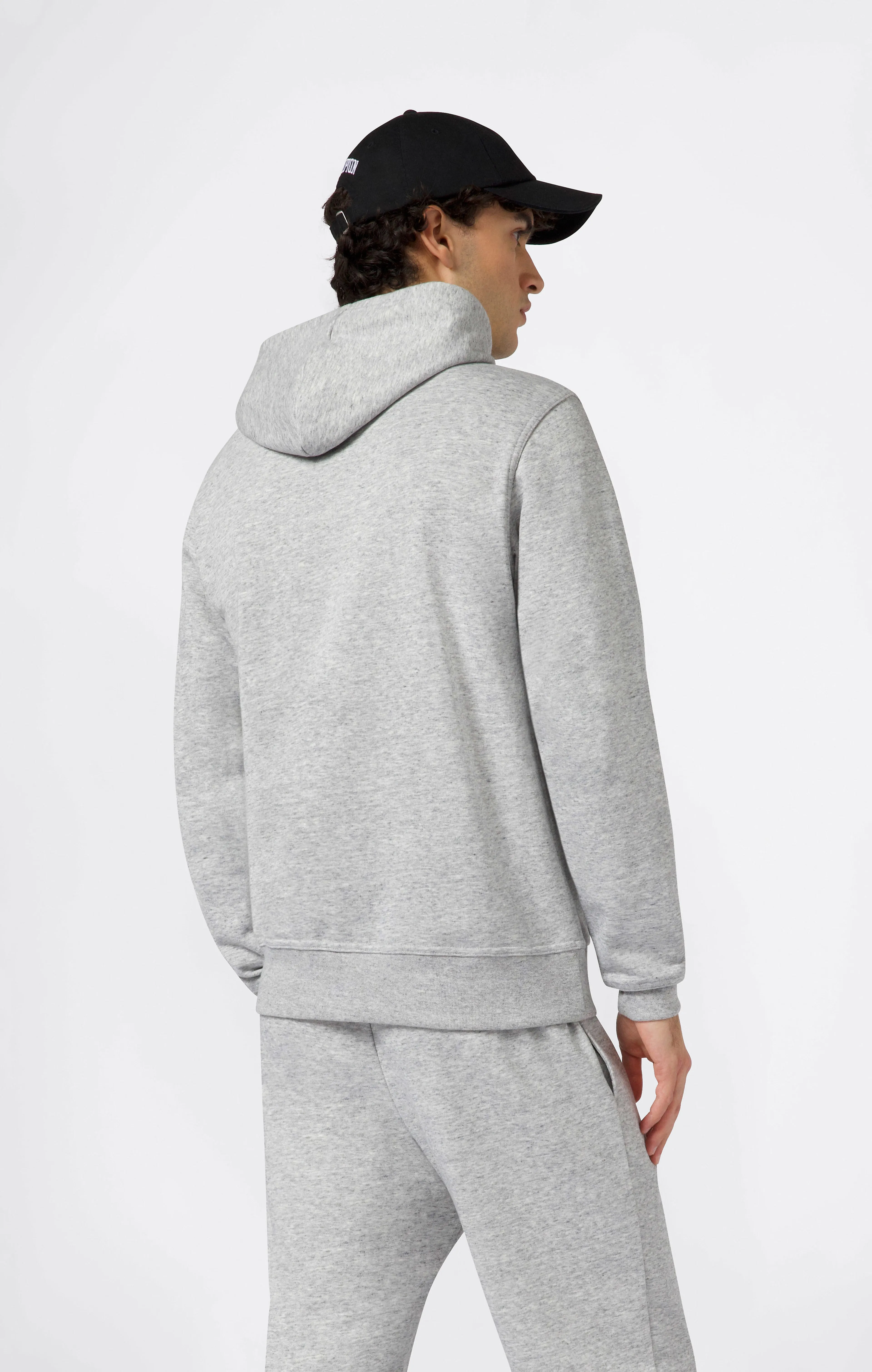 Hooded Sweatshirt small contrast logo mens