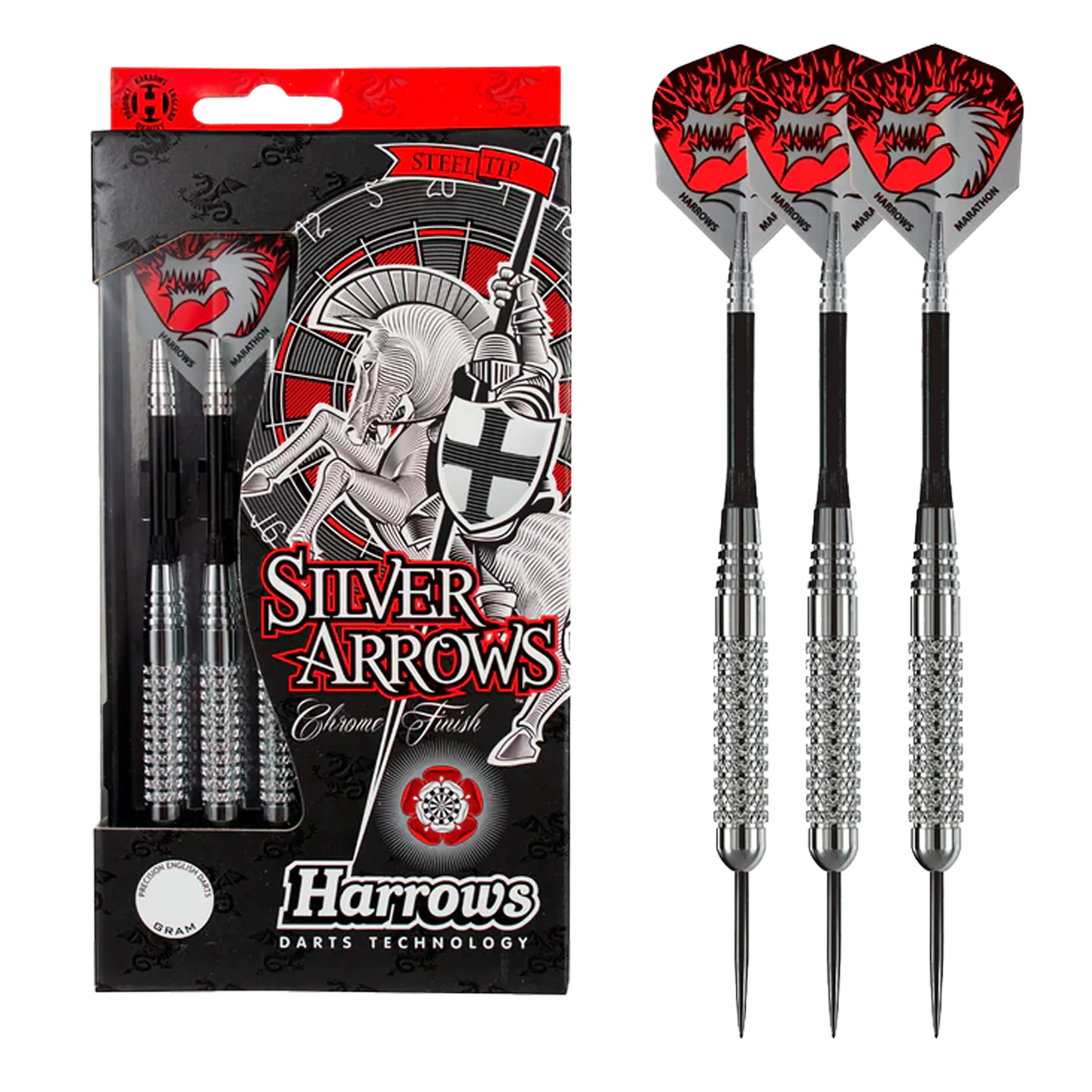 Dart Arrows Steeltip Silver Arrow