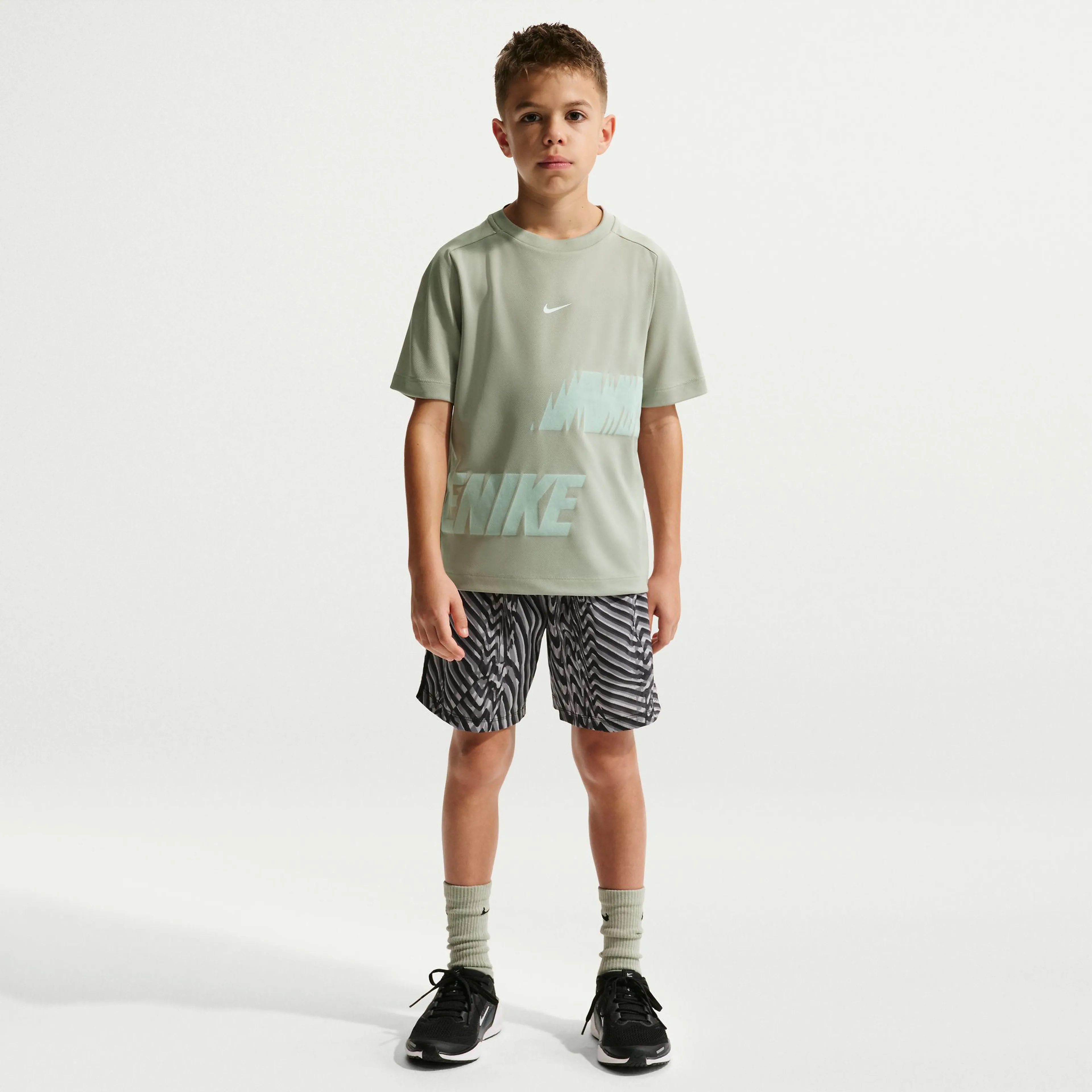 Multi Big Kids' (Boys') Dri-FIT Short-Sleeve Top