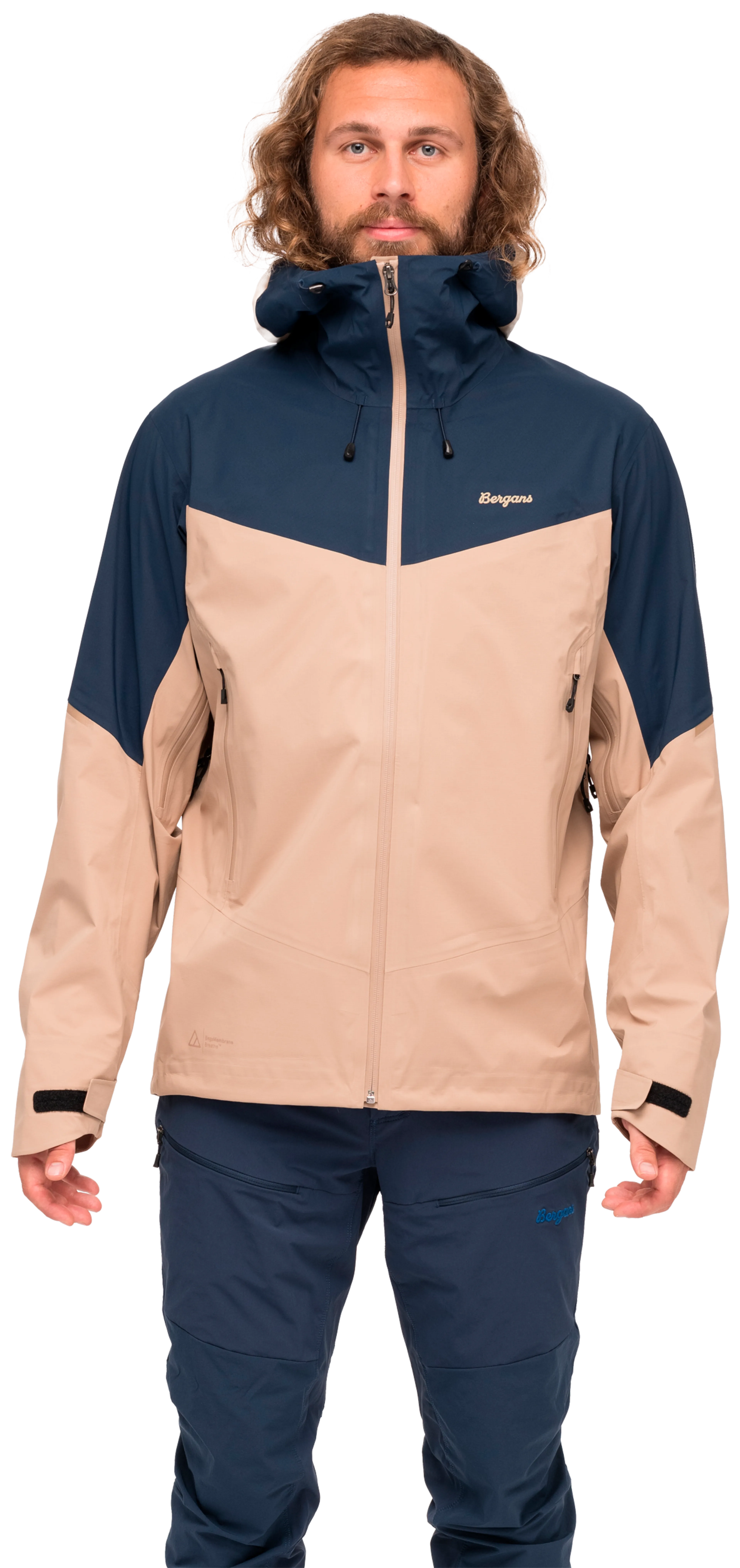 Warm Sand/Navy Blue