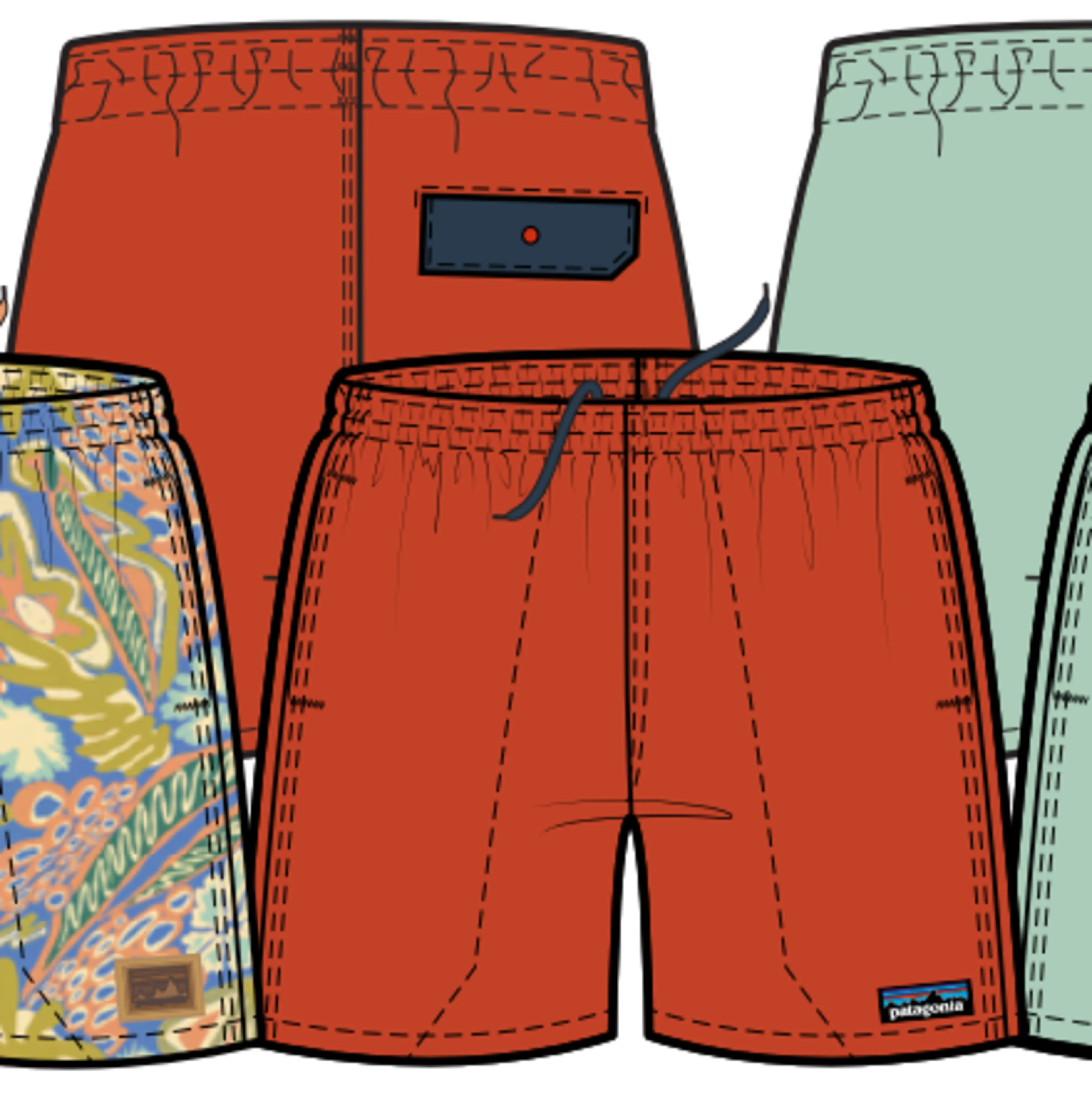 M's Baggies Shorts - 5 in.
