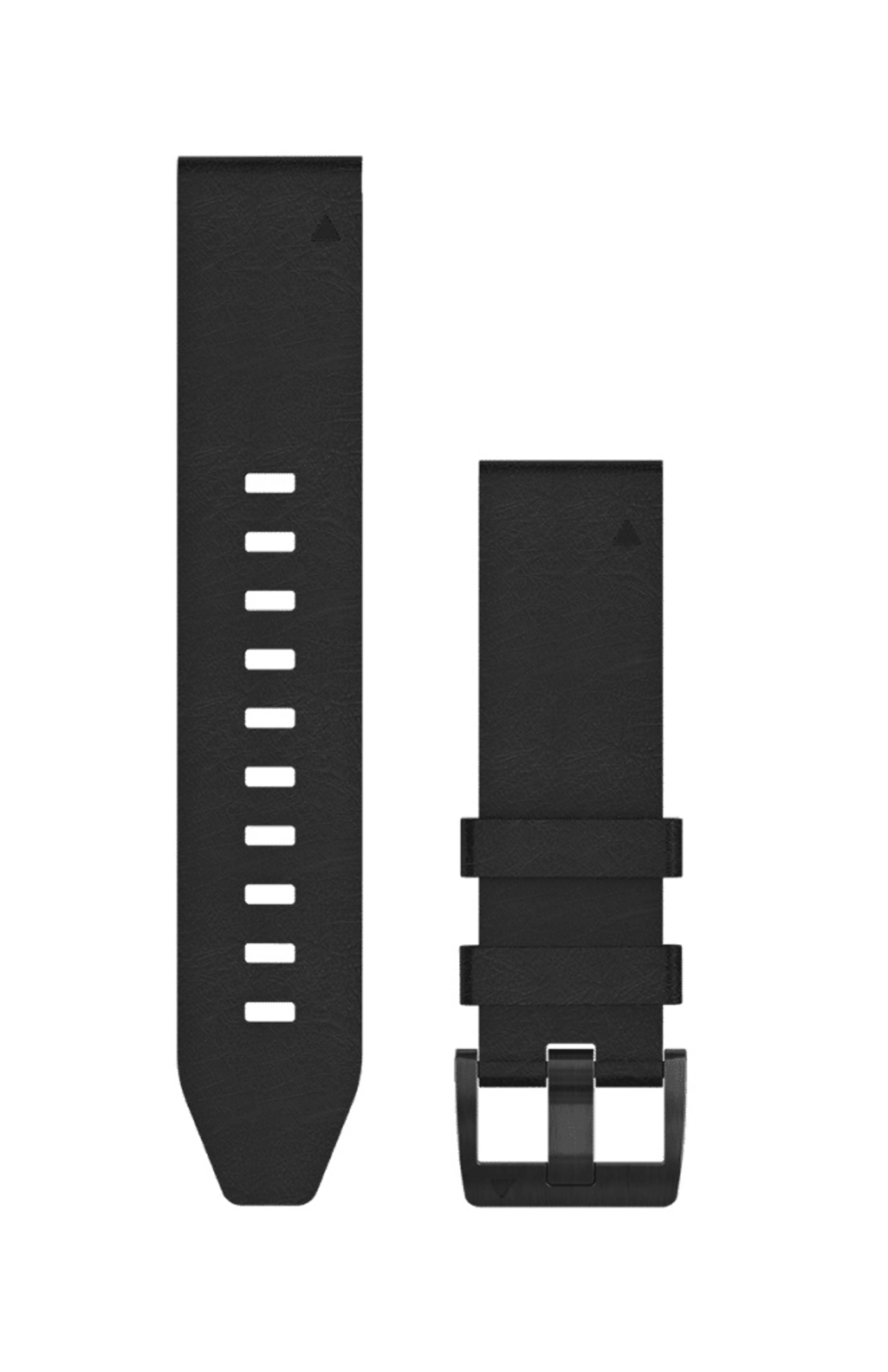 Fenix 5 Plus 22mm QuickFit Black Leather Band