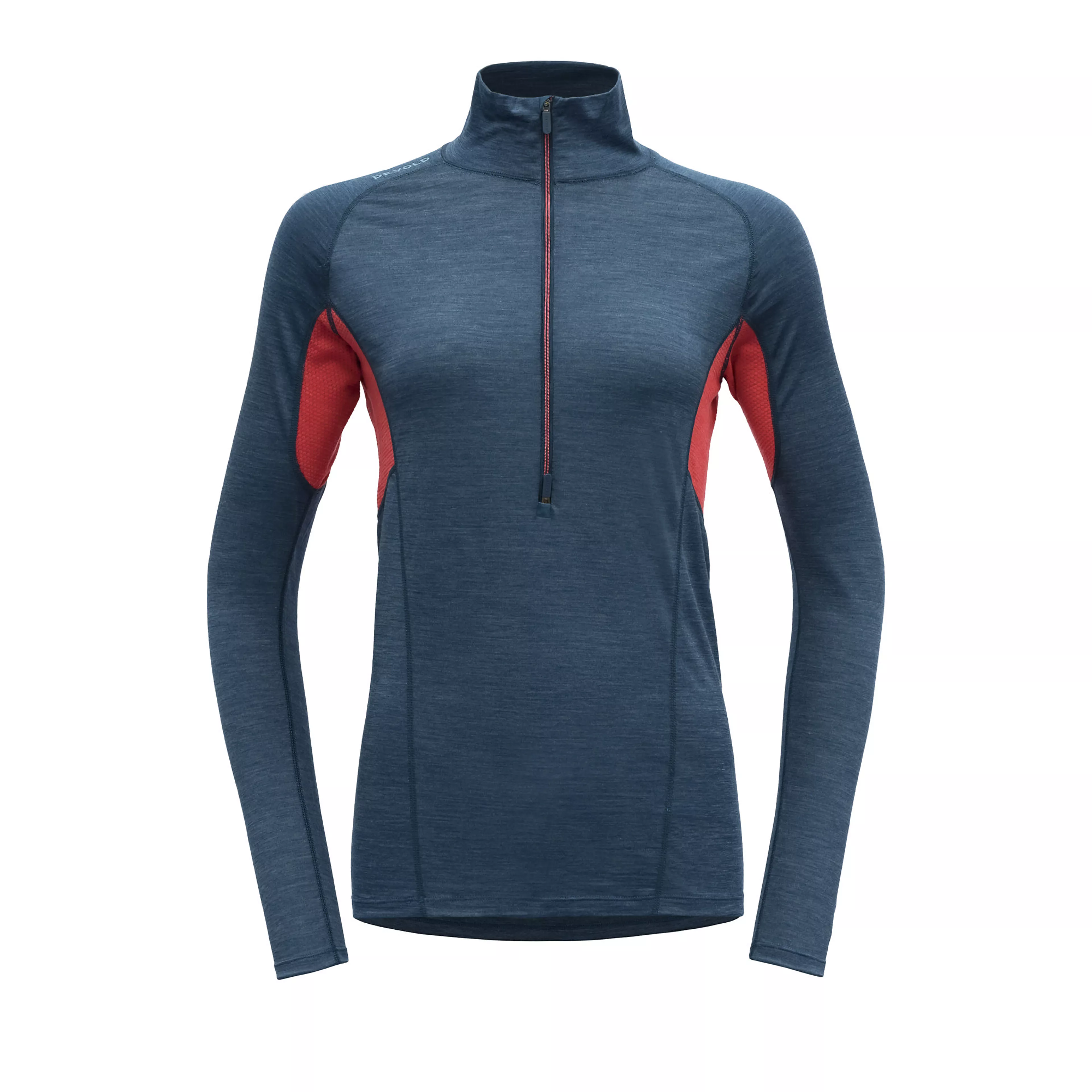 RUNNING WOMAN ZIP NECK
