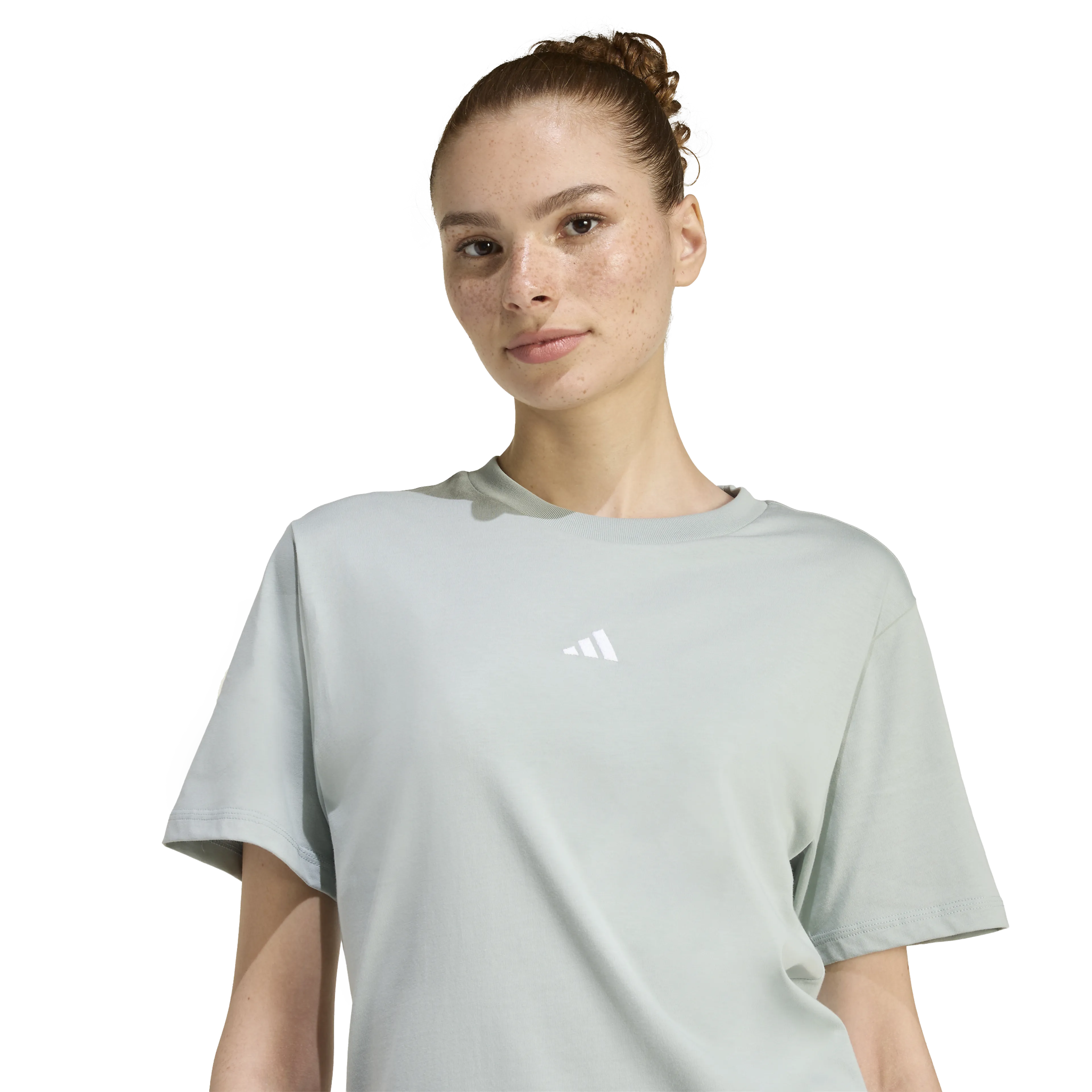 Essentials Small Logo Cotton T-Shirt Dame
