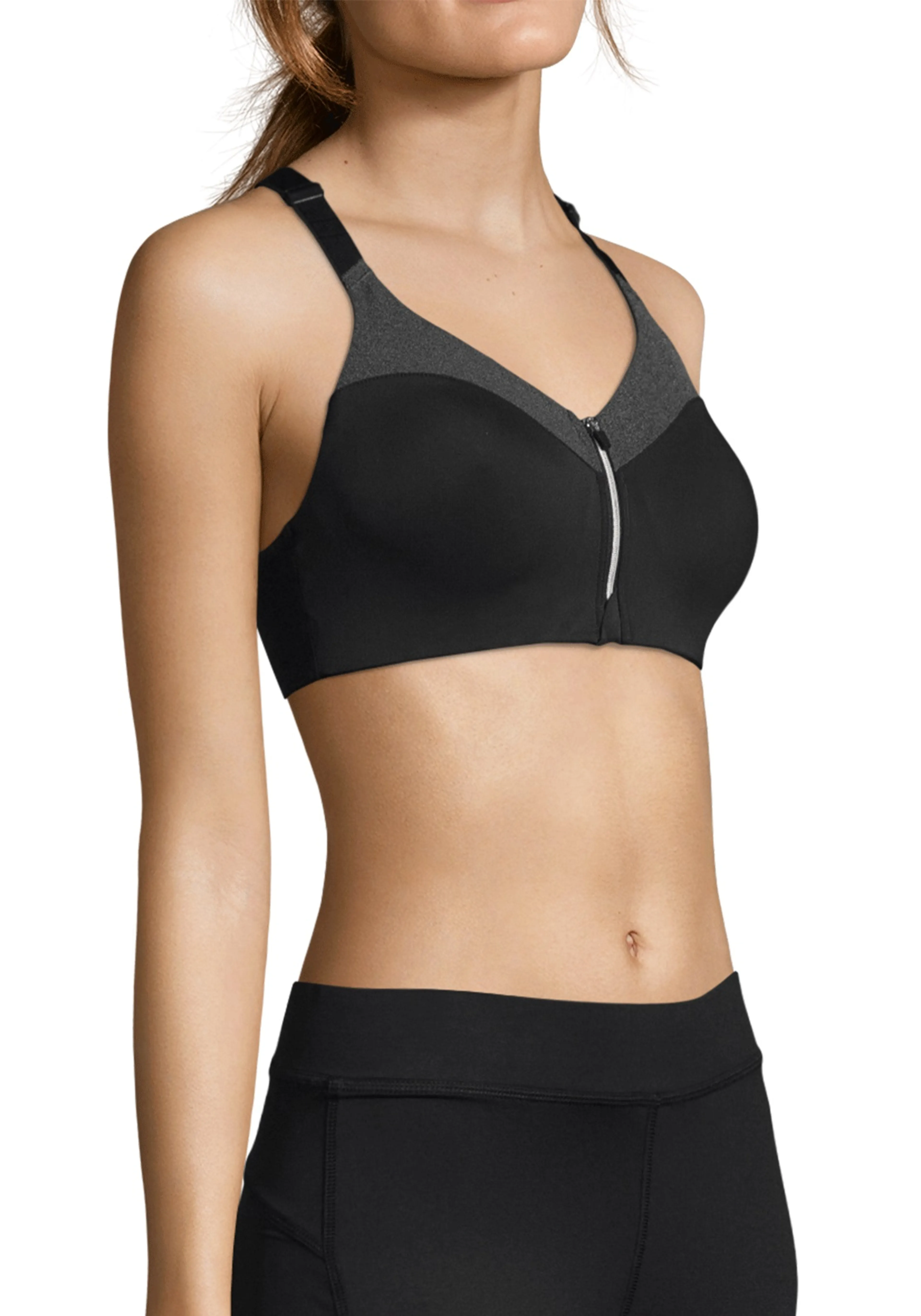 Front Zip Sports Bra sports-BH dame