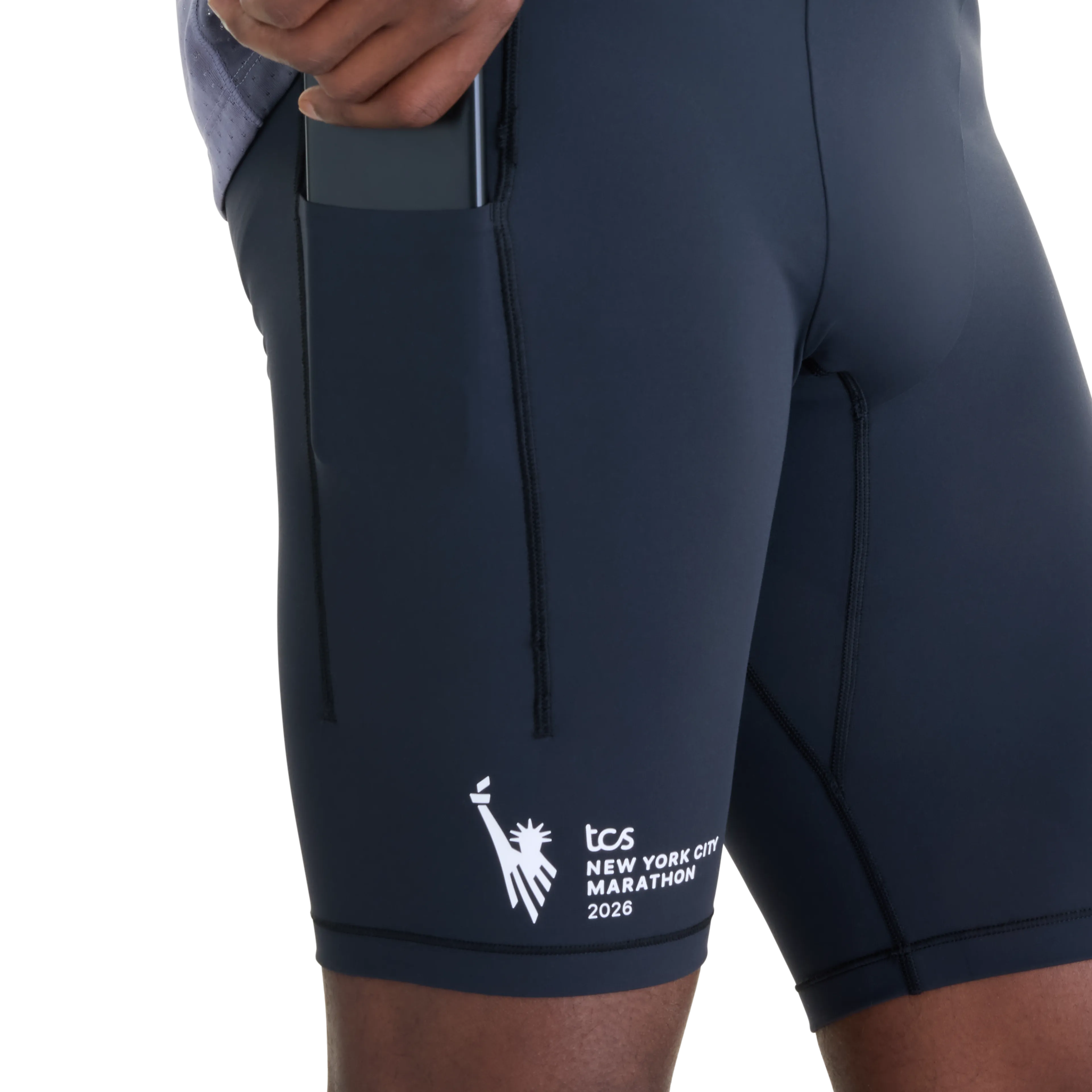 NYC Marathon RC Pocket Half Tight 9"