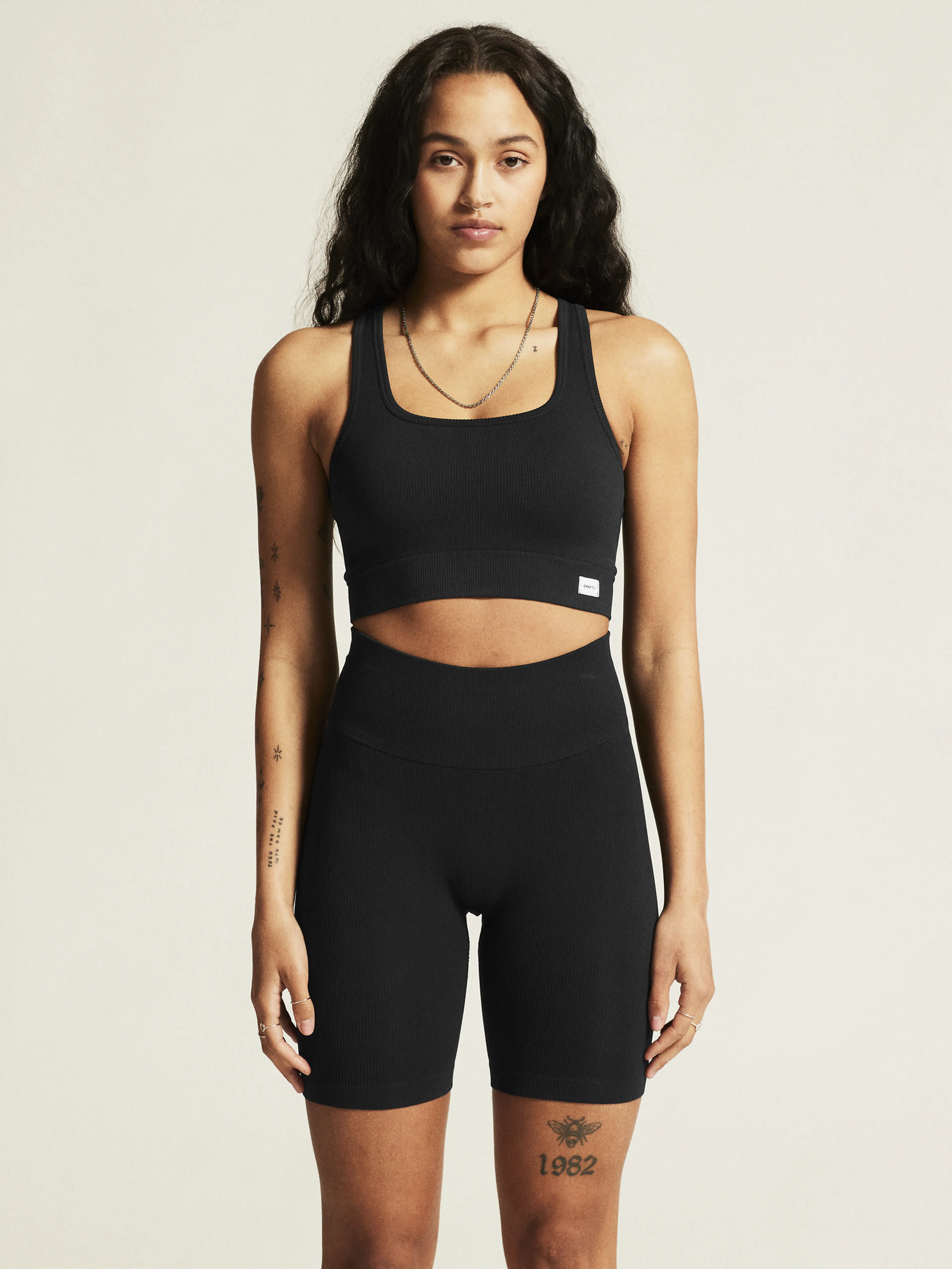 Collective Rib Sports Bra W