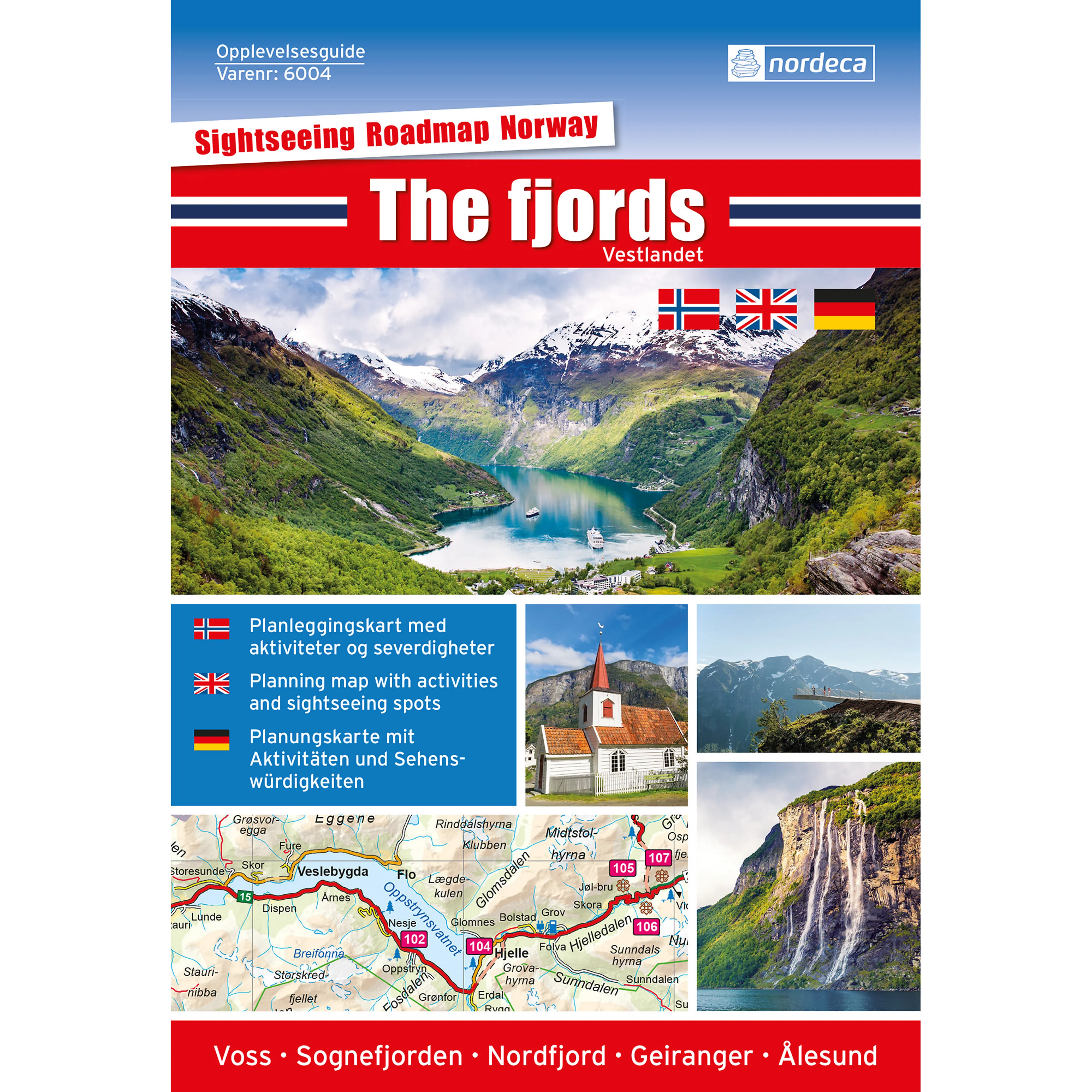 OPPLEVELSESGUIDE VESTLANDET 1:250 000