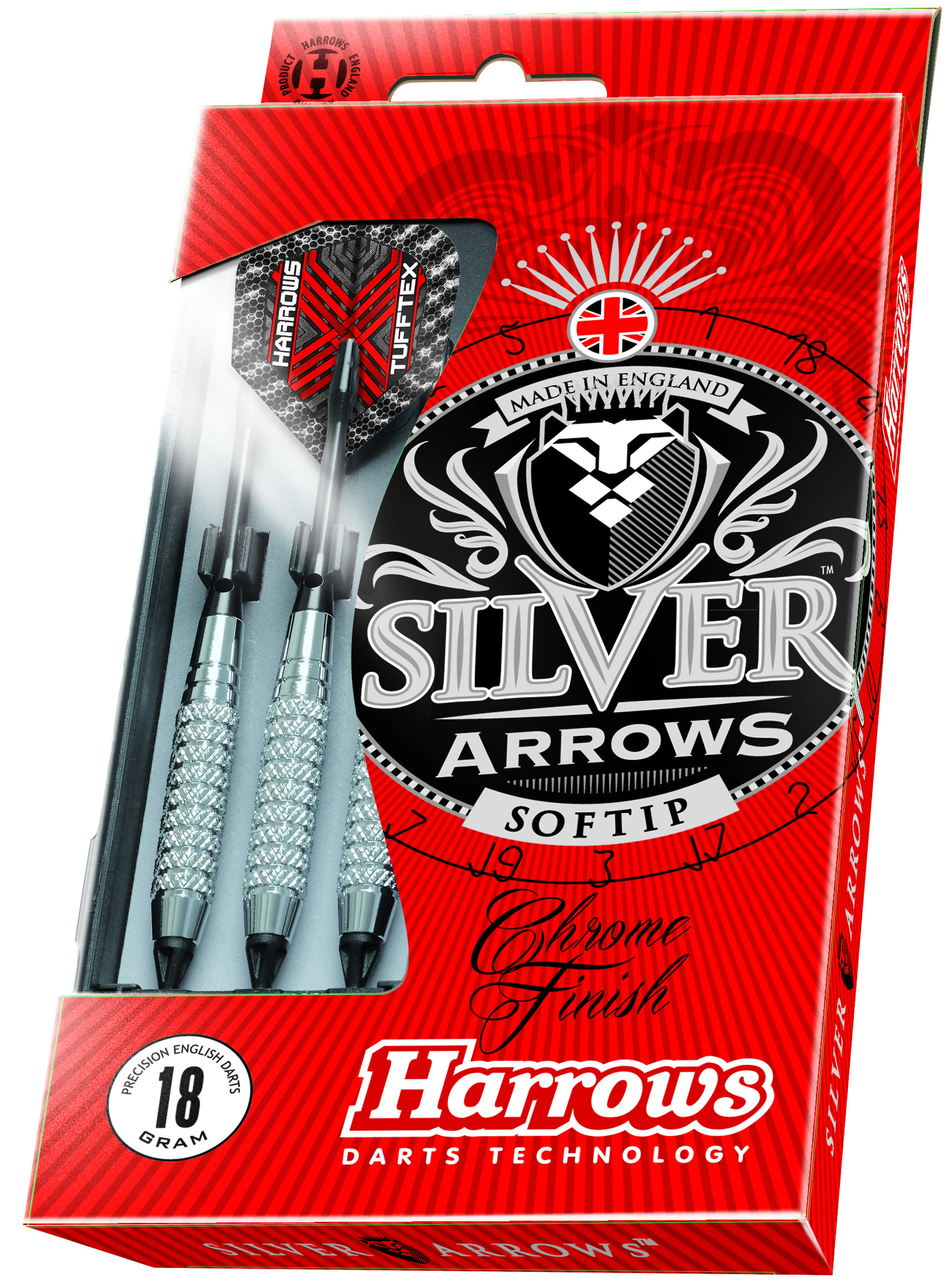 Dart Arrows Softtip Silver Arrow 18gK