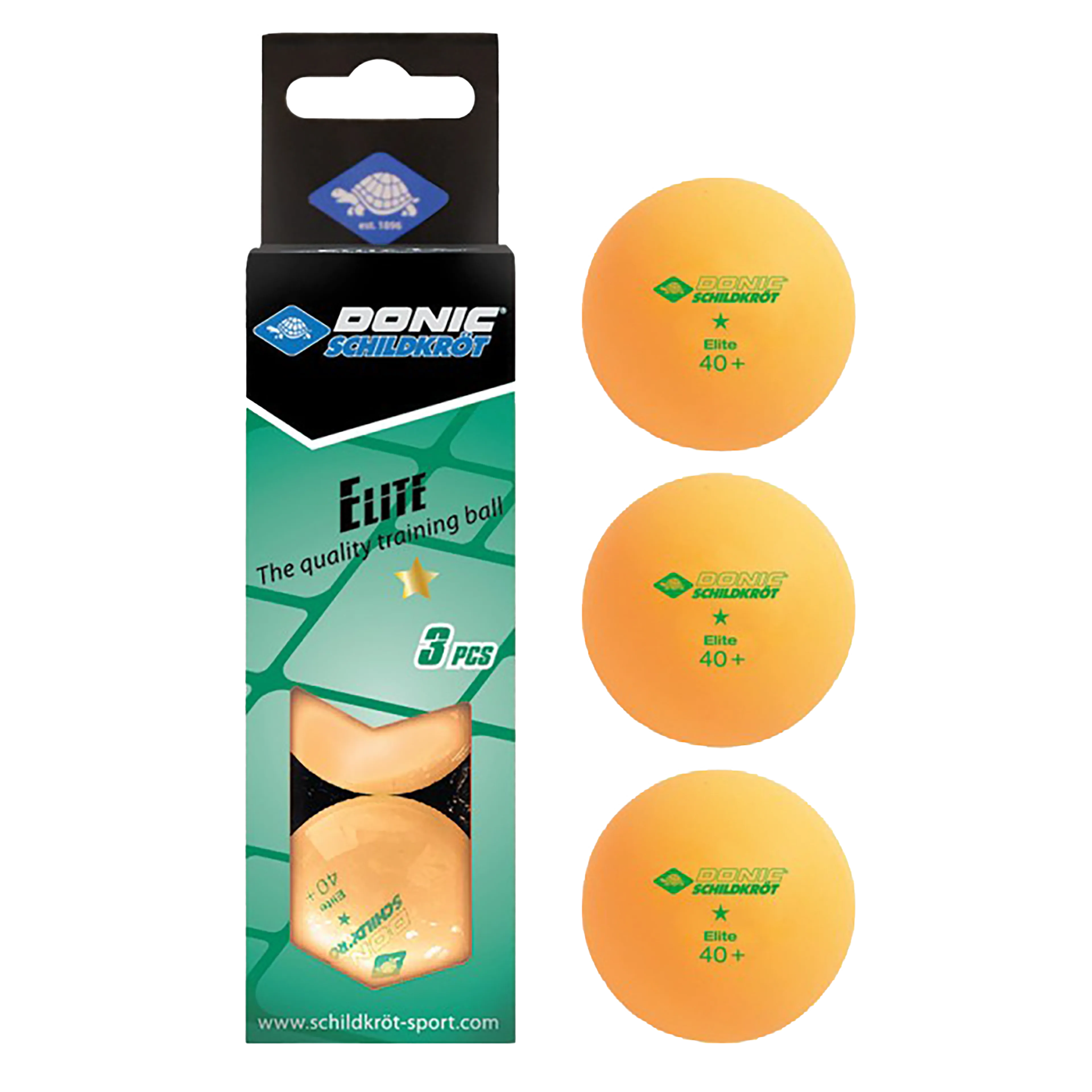 1-Star Bordtennisball Elite 3 Stk