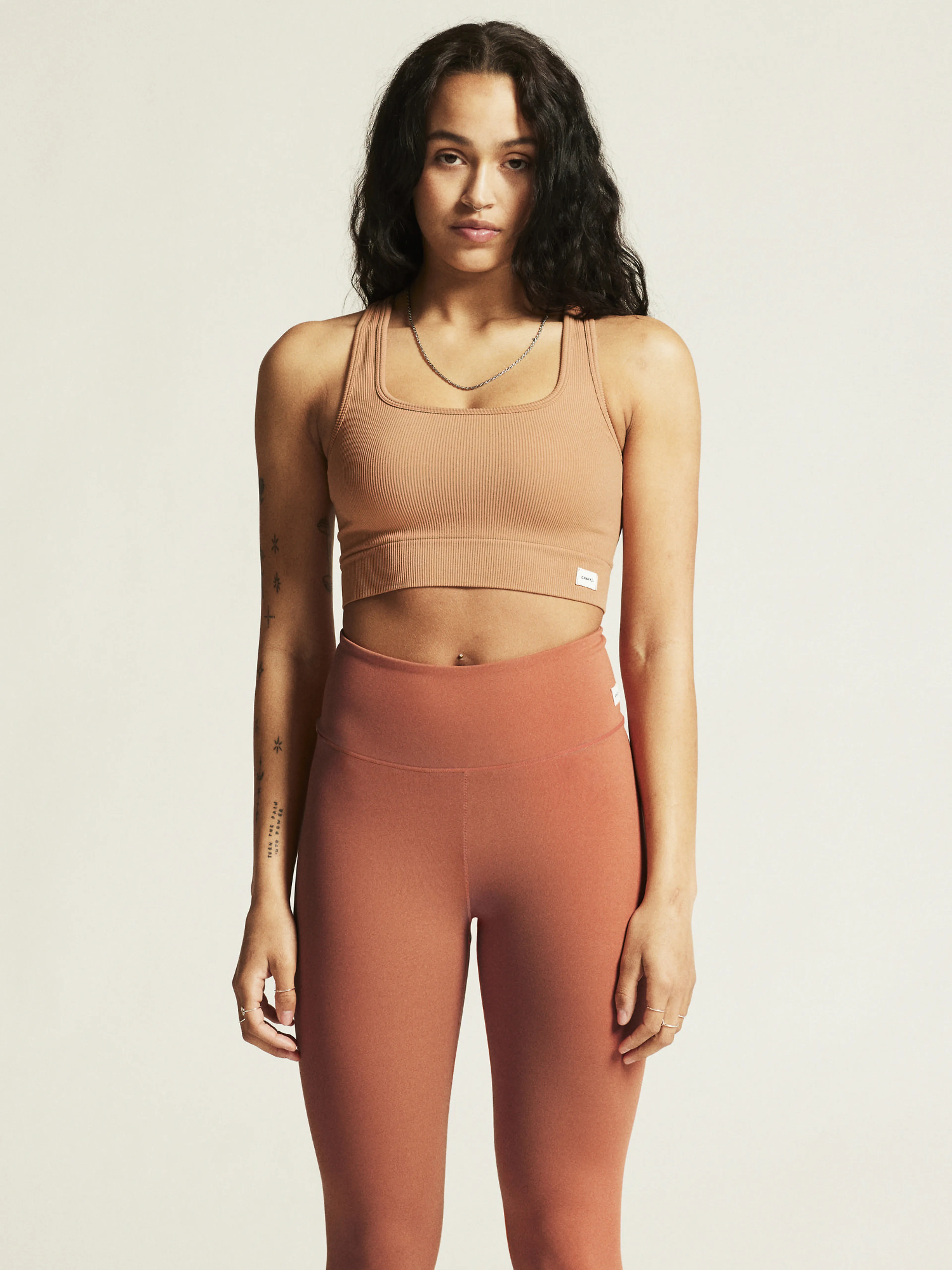 Collective Rib Sports Bra W