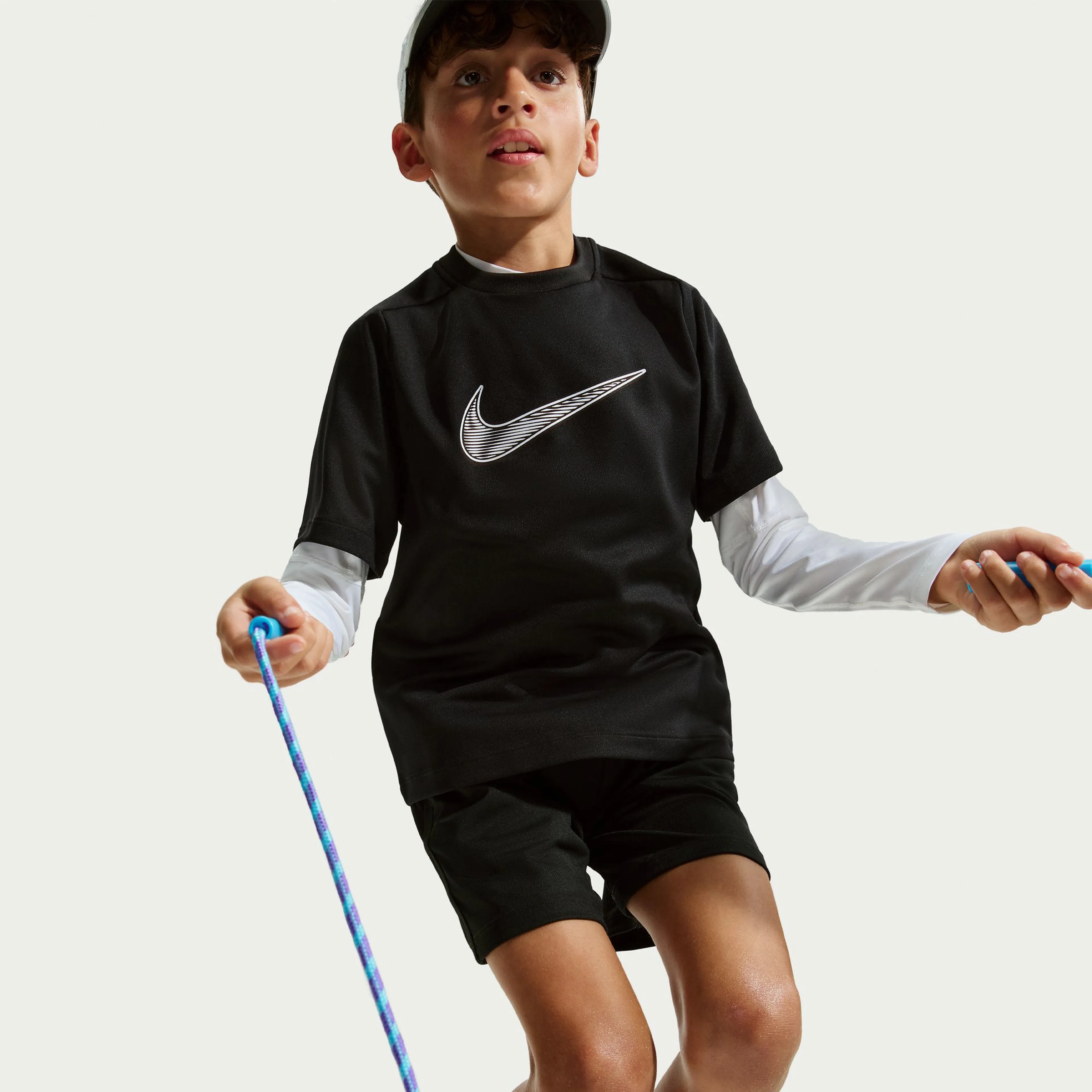 Multi Big Kids' (Boys') Dri-FIT Short-Sleeve Training Top