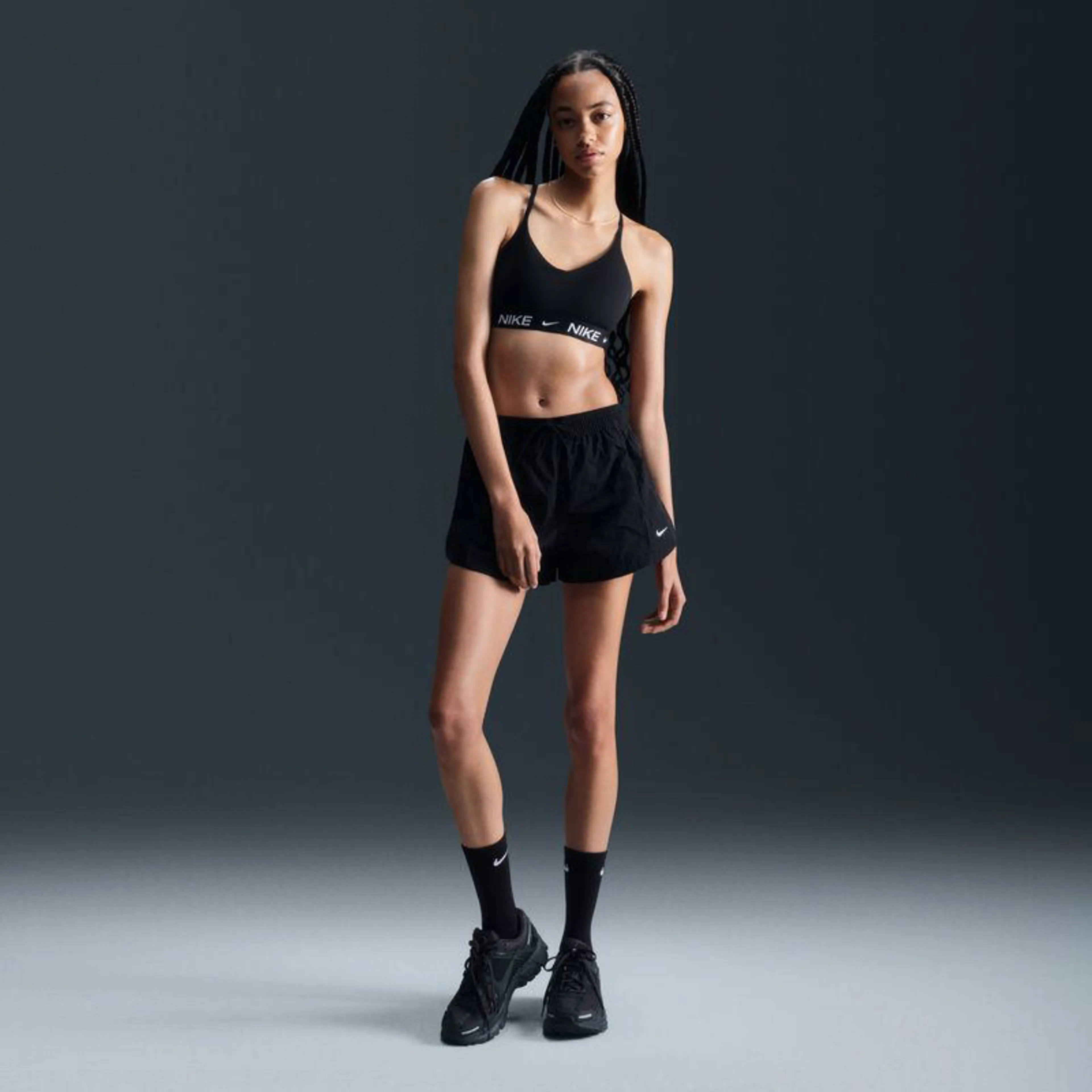Indy Light Support Padded Adjustable Sports Bra