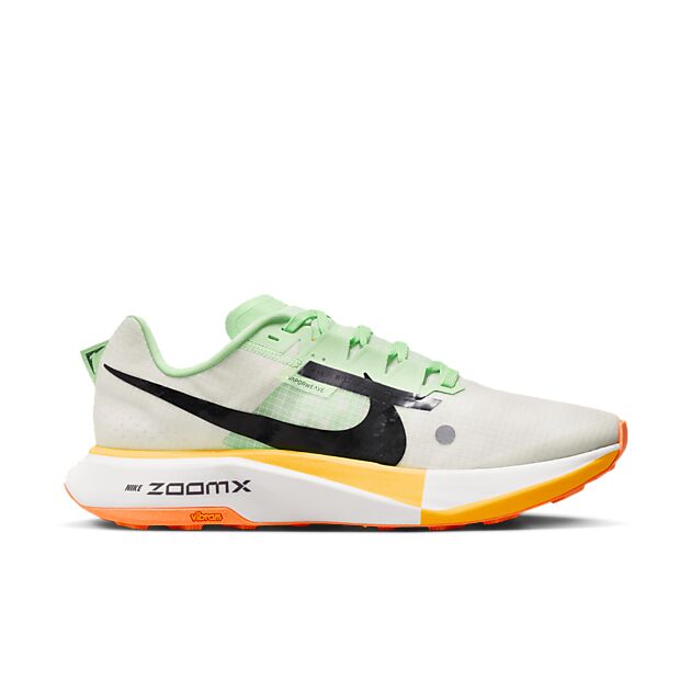 NIKE ZoomX Ultrafly Trail SUMMIT WHITE/BLACK-VAPOR GREEN Herre