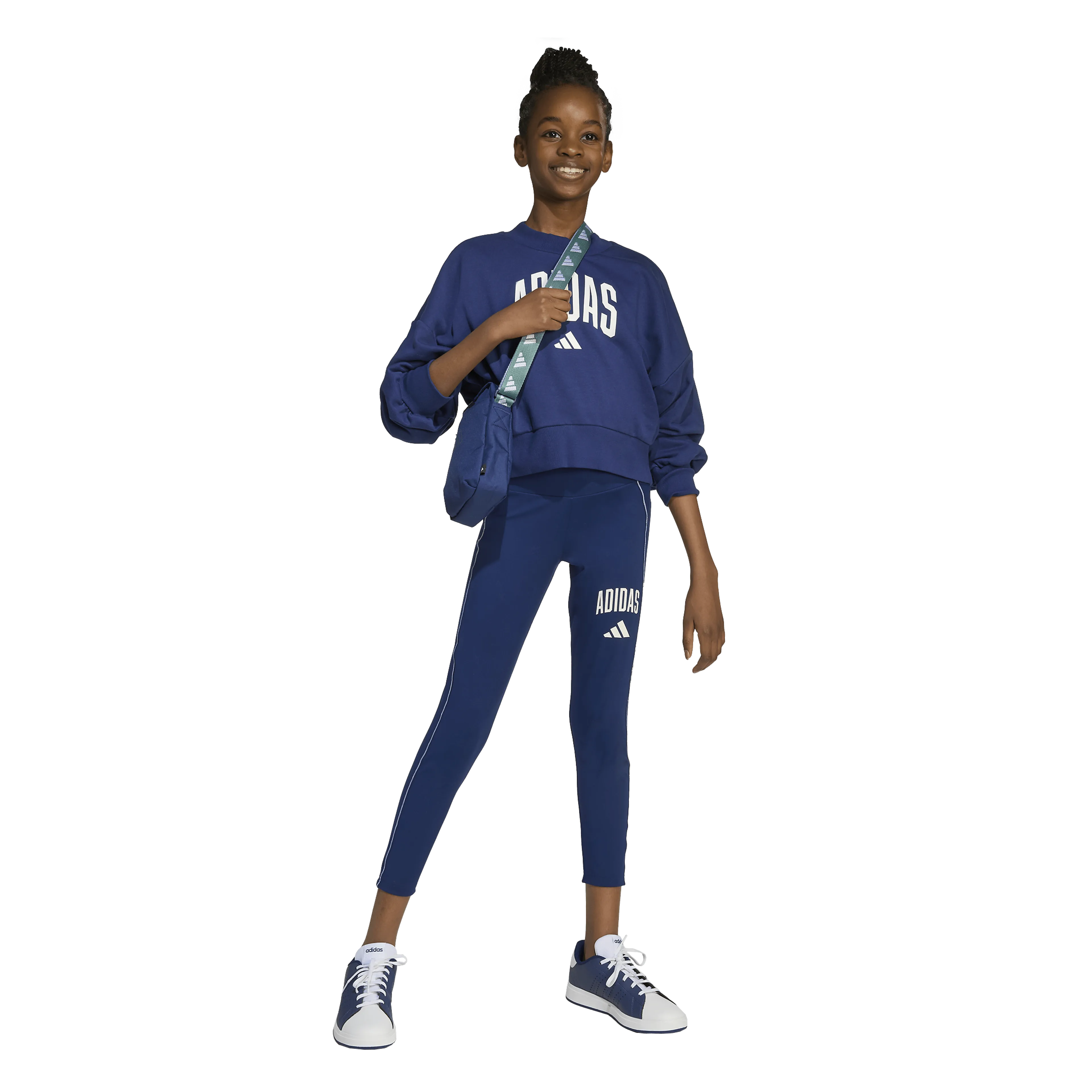 Train Essentials Collegiate Print Leggings Junior