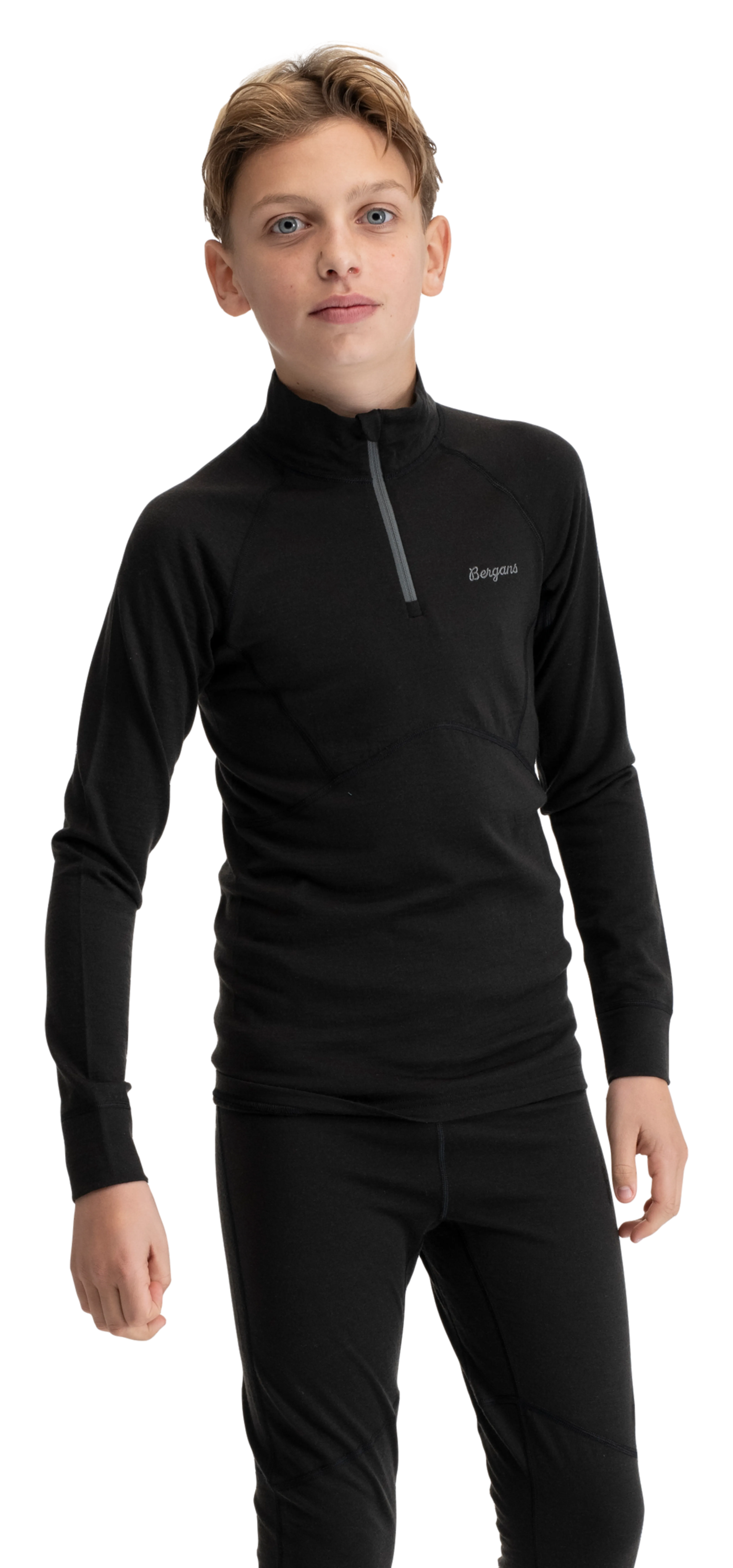 Inner:Pure Merino Youth Half Zip