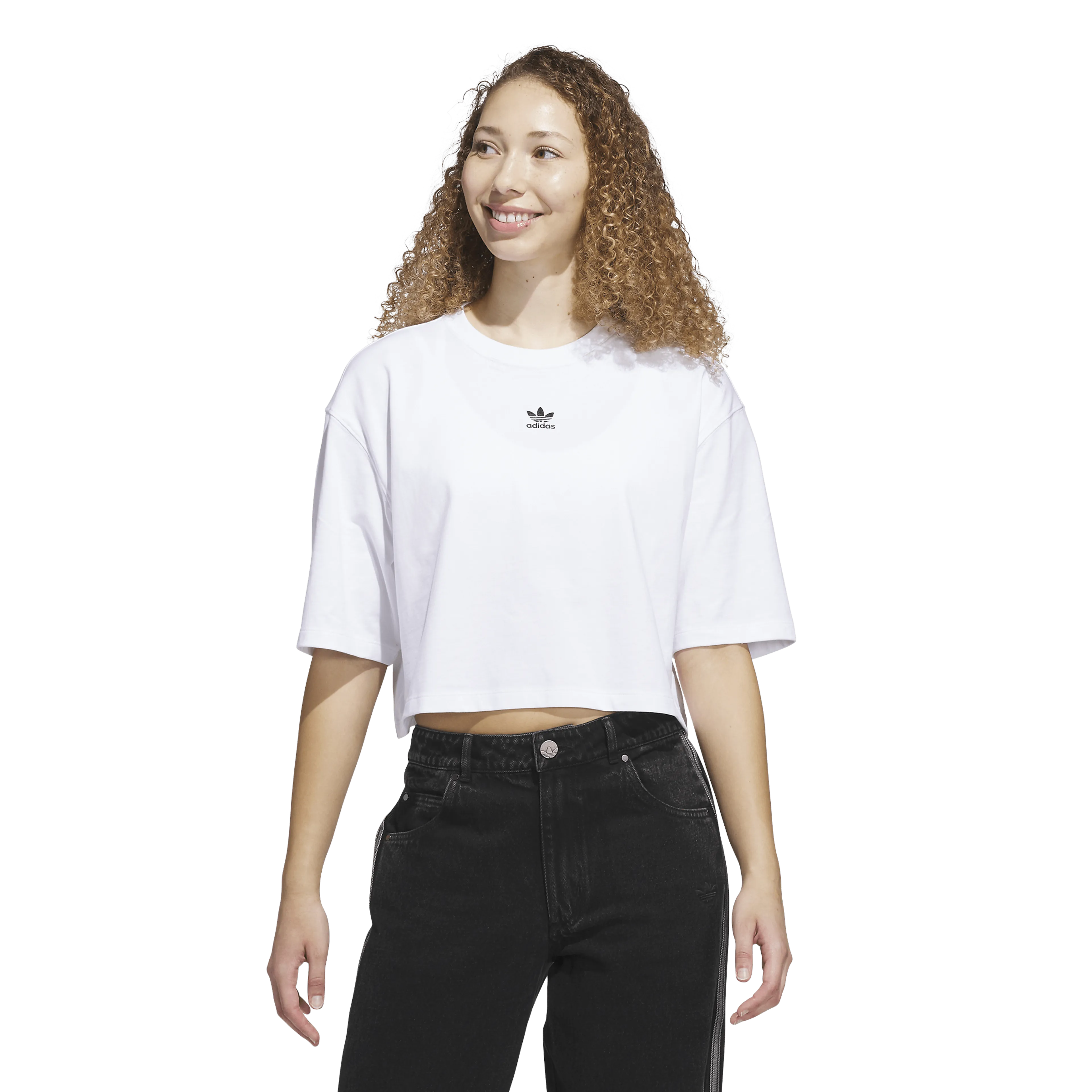 Essentials Crop T-Shirt Dame