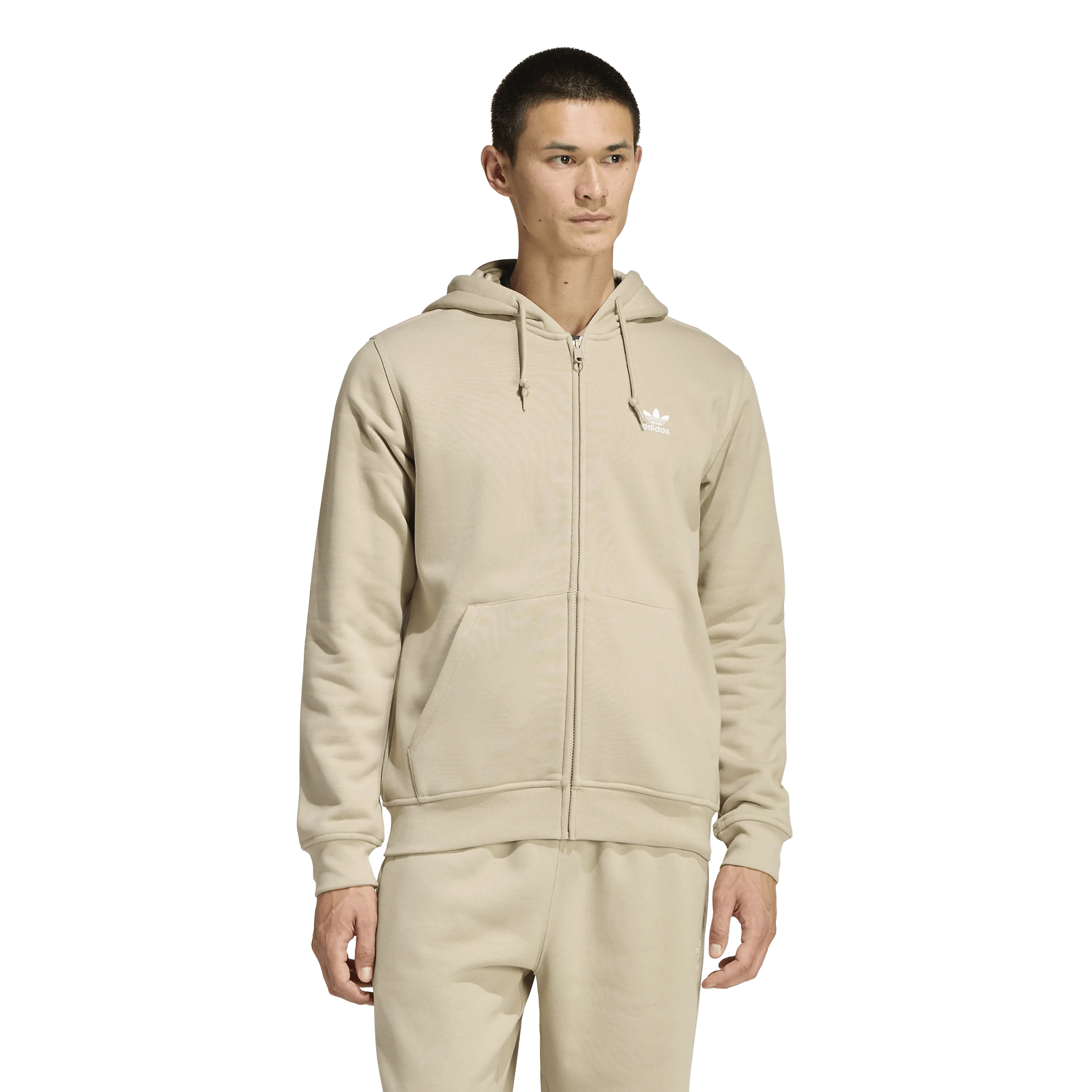Trefoil Essentials Full-Zip Hoodie