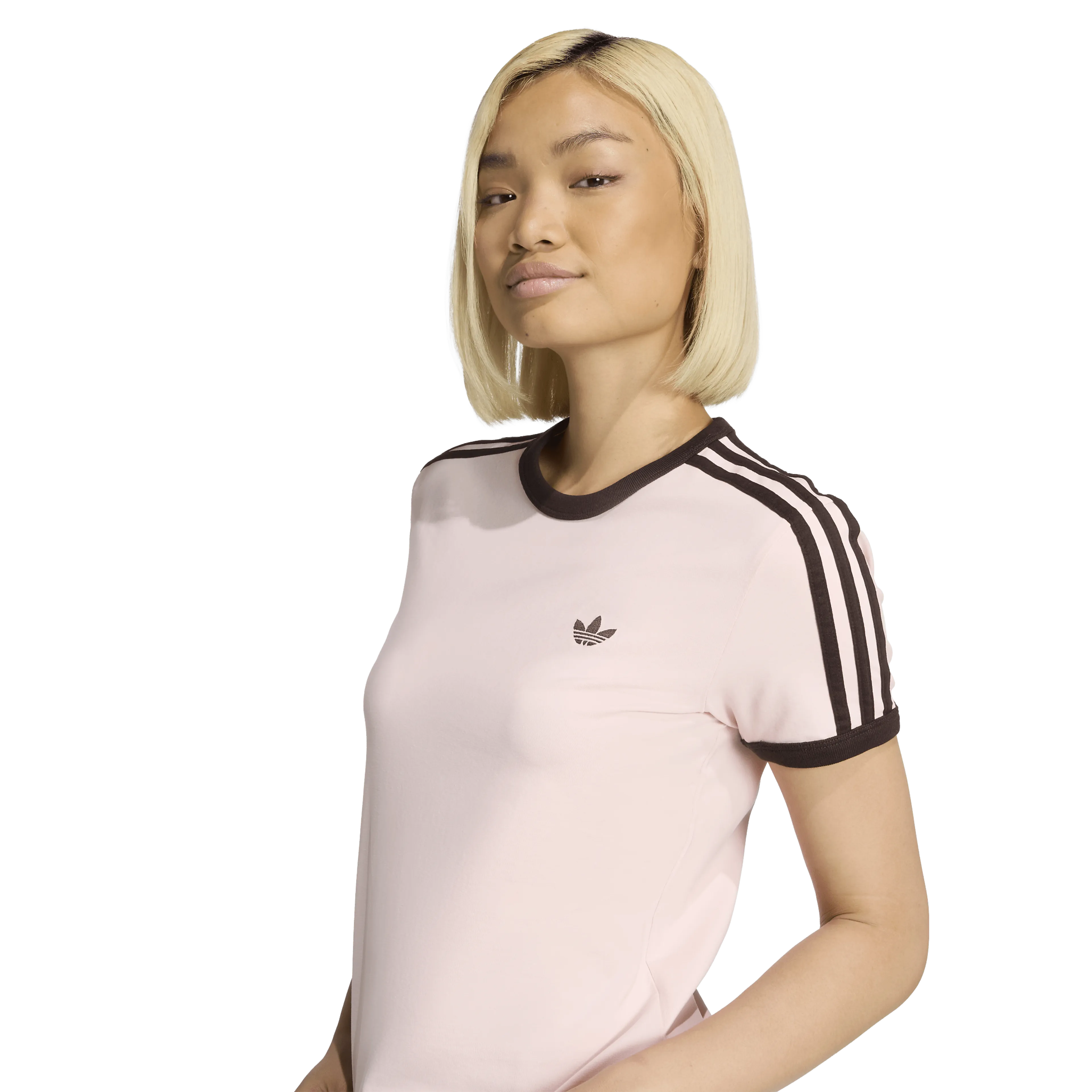 3 STRIPES SLIM T-Shirt Dame 