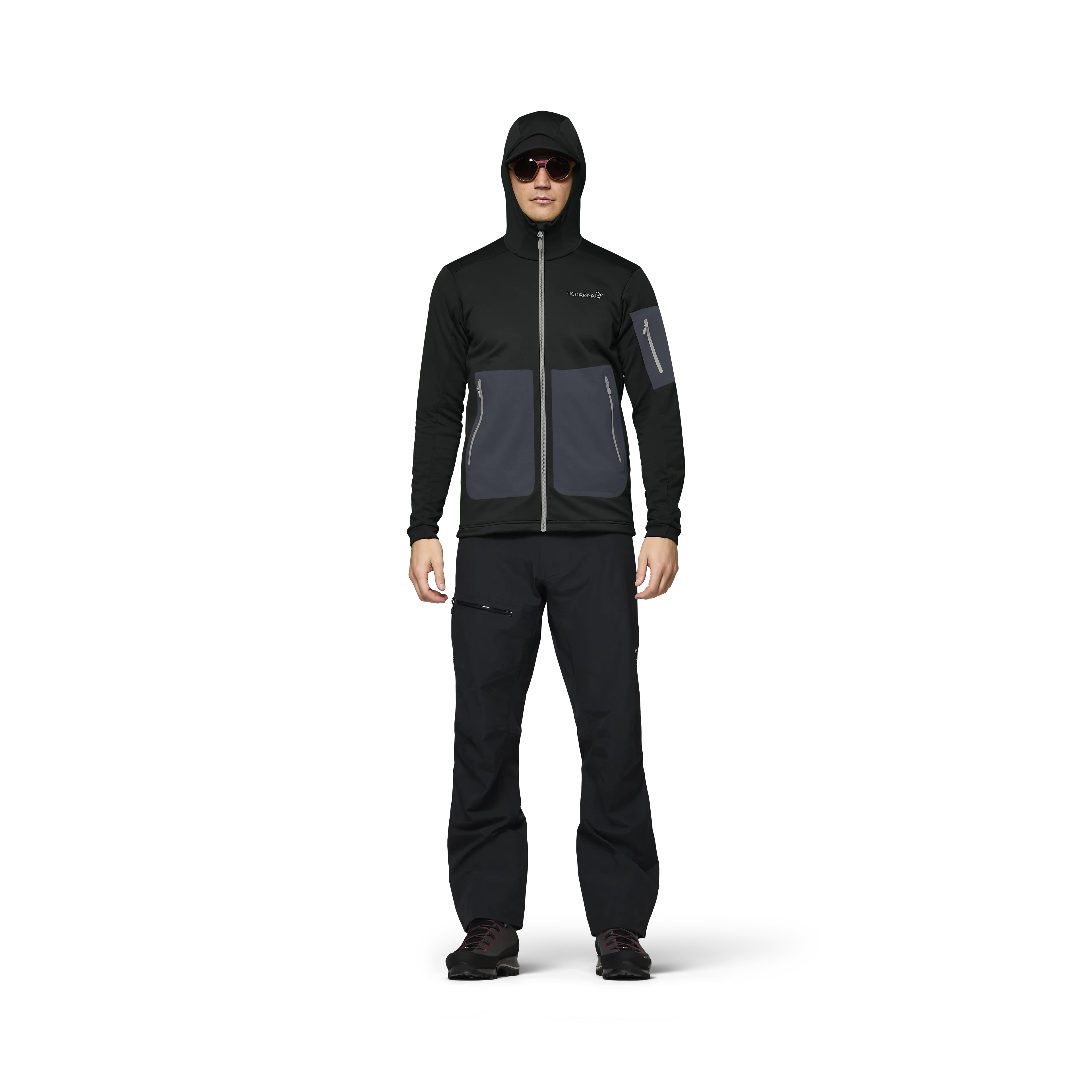 falketind warm2 stretch Hood M's