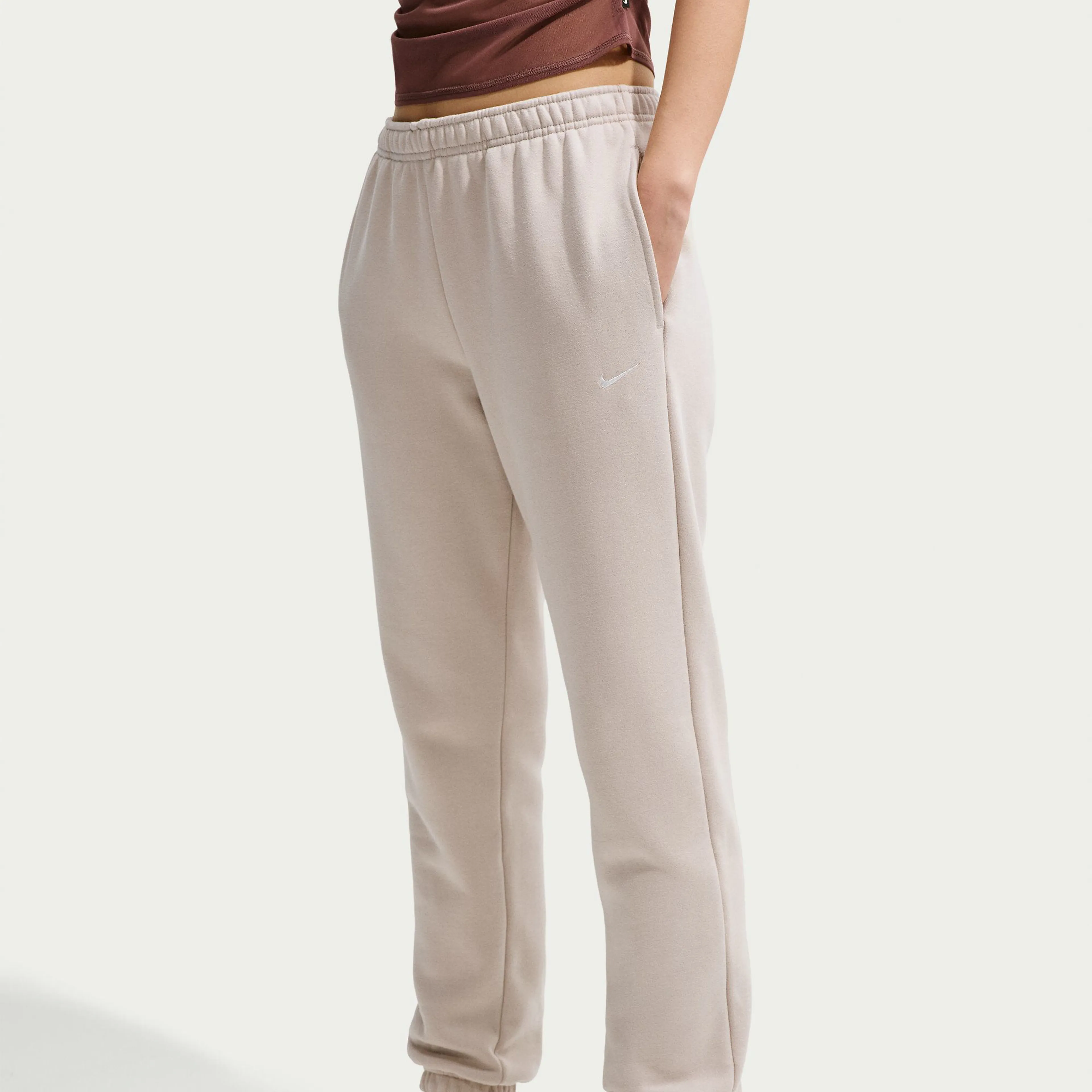 Studio Fleece Medium Weight Women's Mid-Rise Cuffed Pants