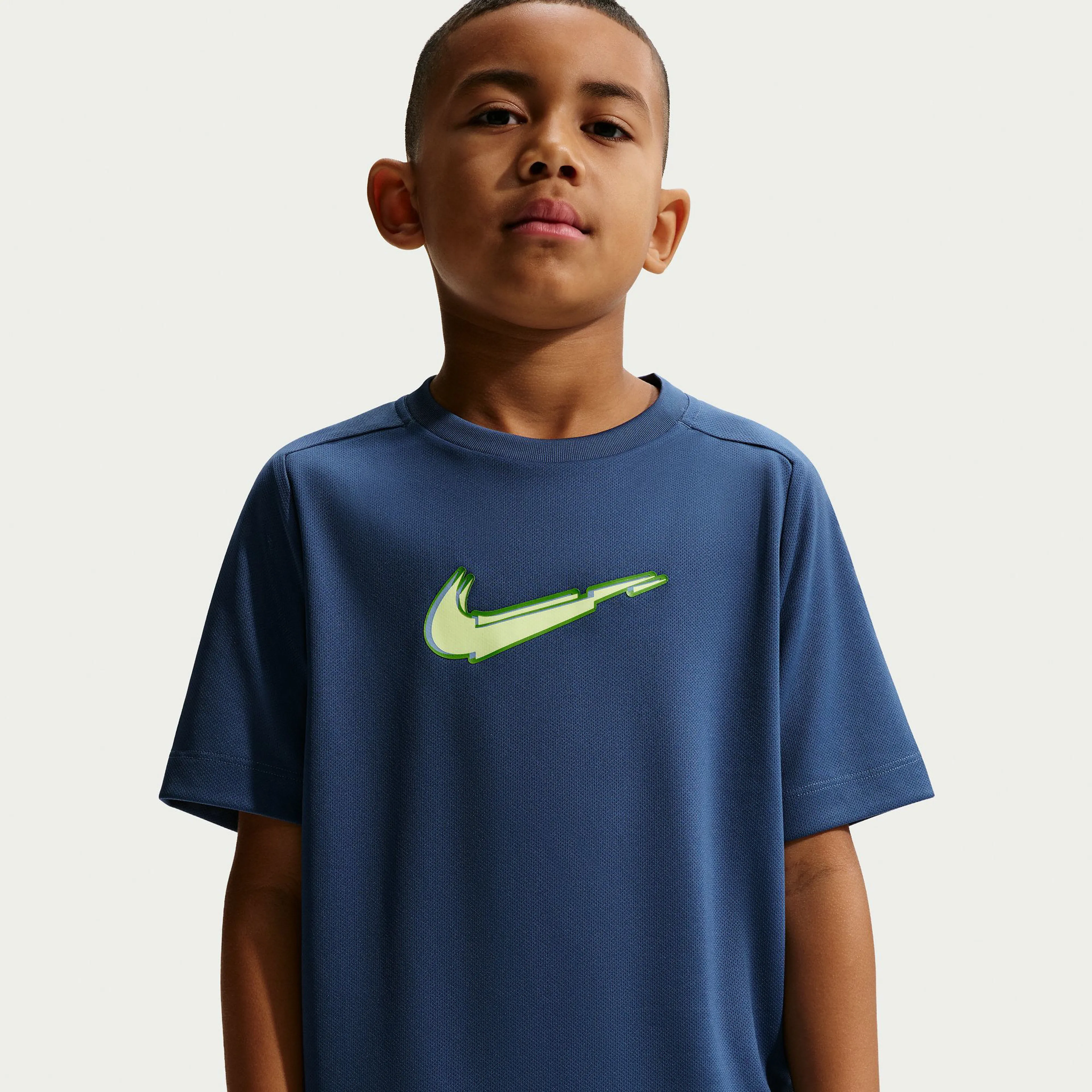 Multi Big Kids' (Boys') Dri-FIT Short-Sleeve Training Top