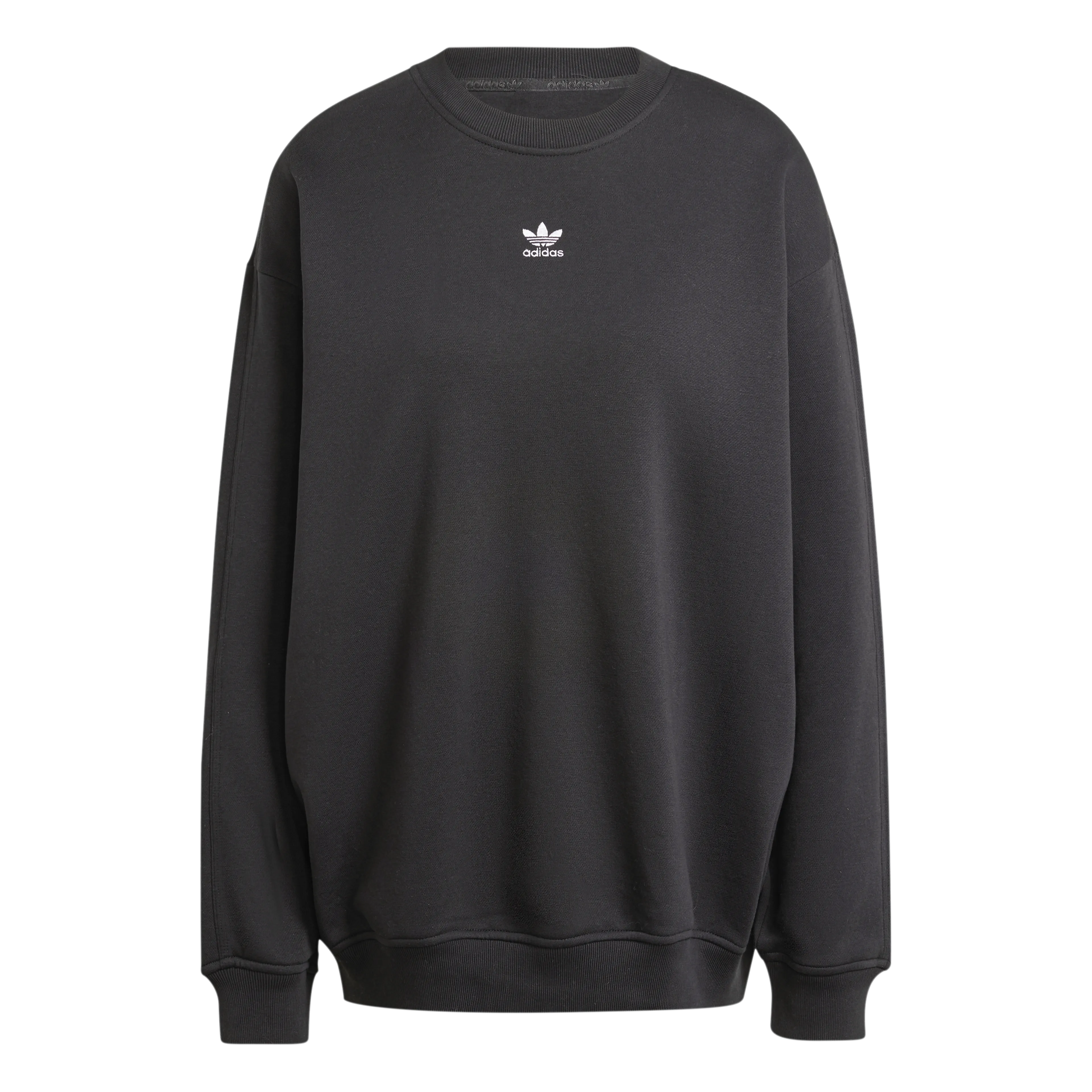 Essentials Fleece Long Oversized Crew Sweatshirt