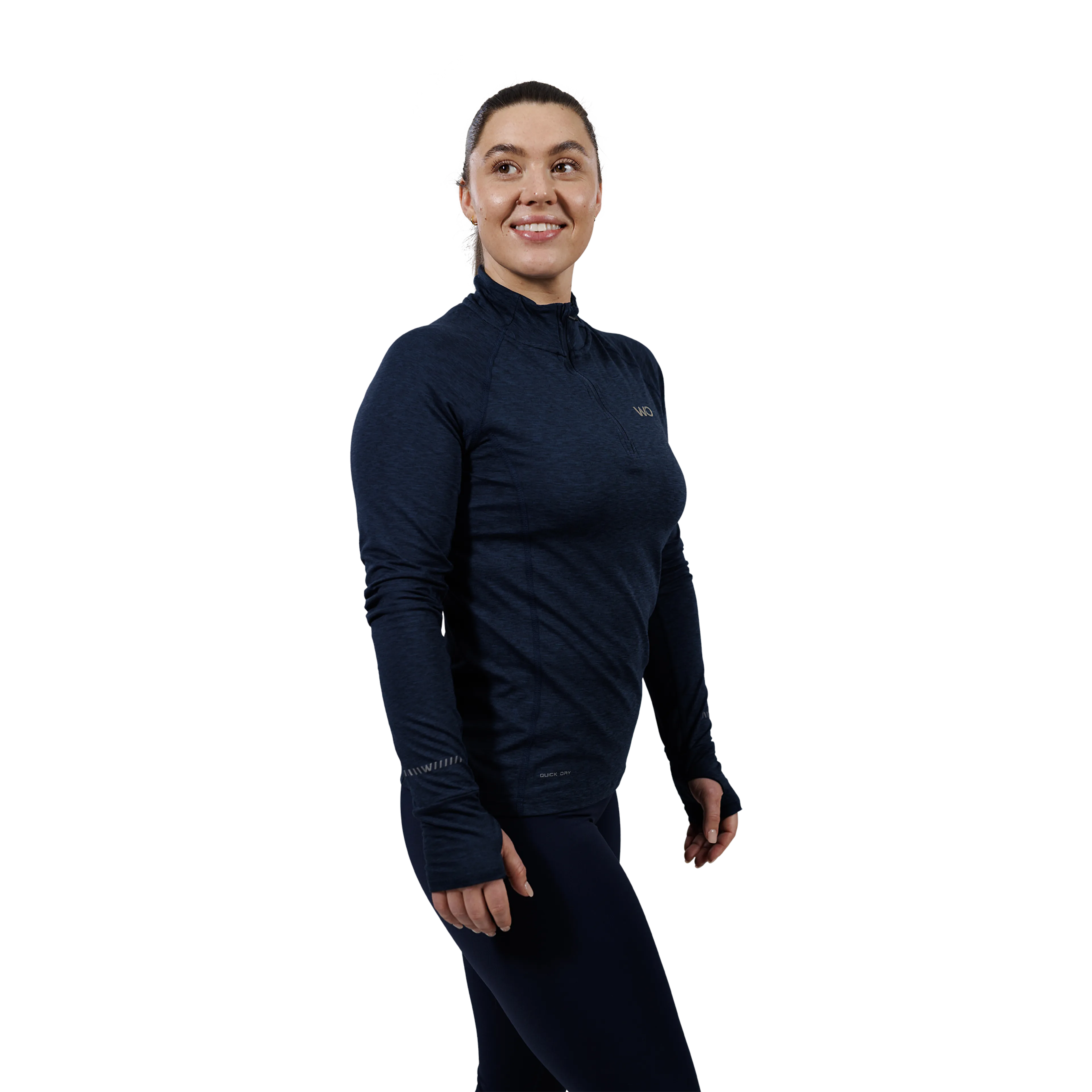 Wolling Melange Performance Midlayer Dame